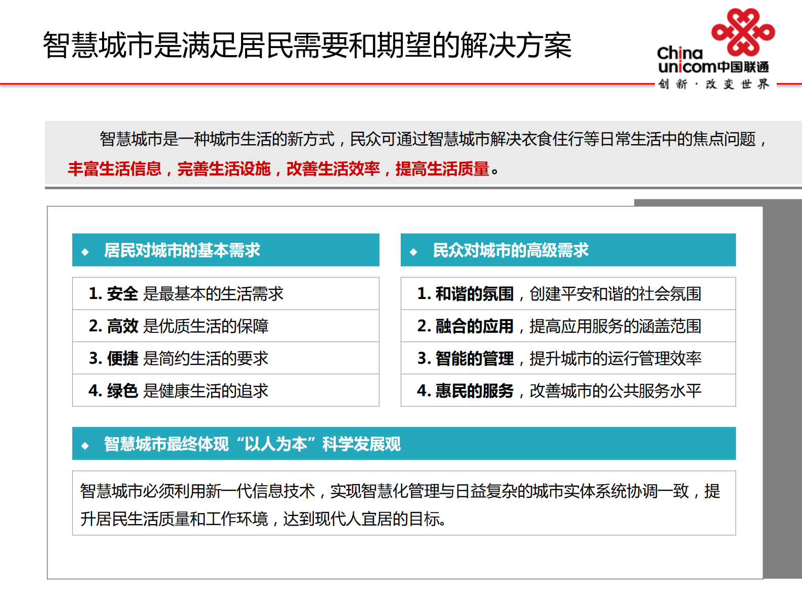 中国联通智慧城市解决方案介绍 第8页