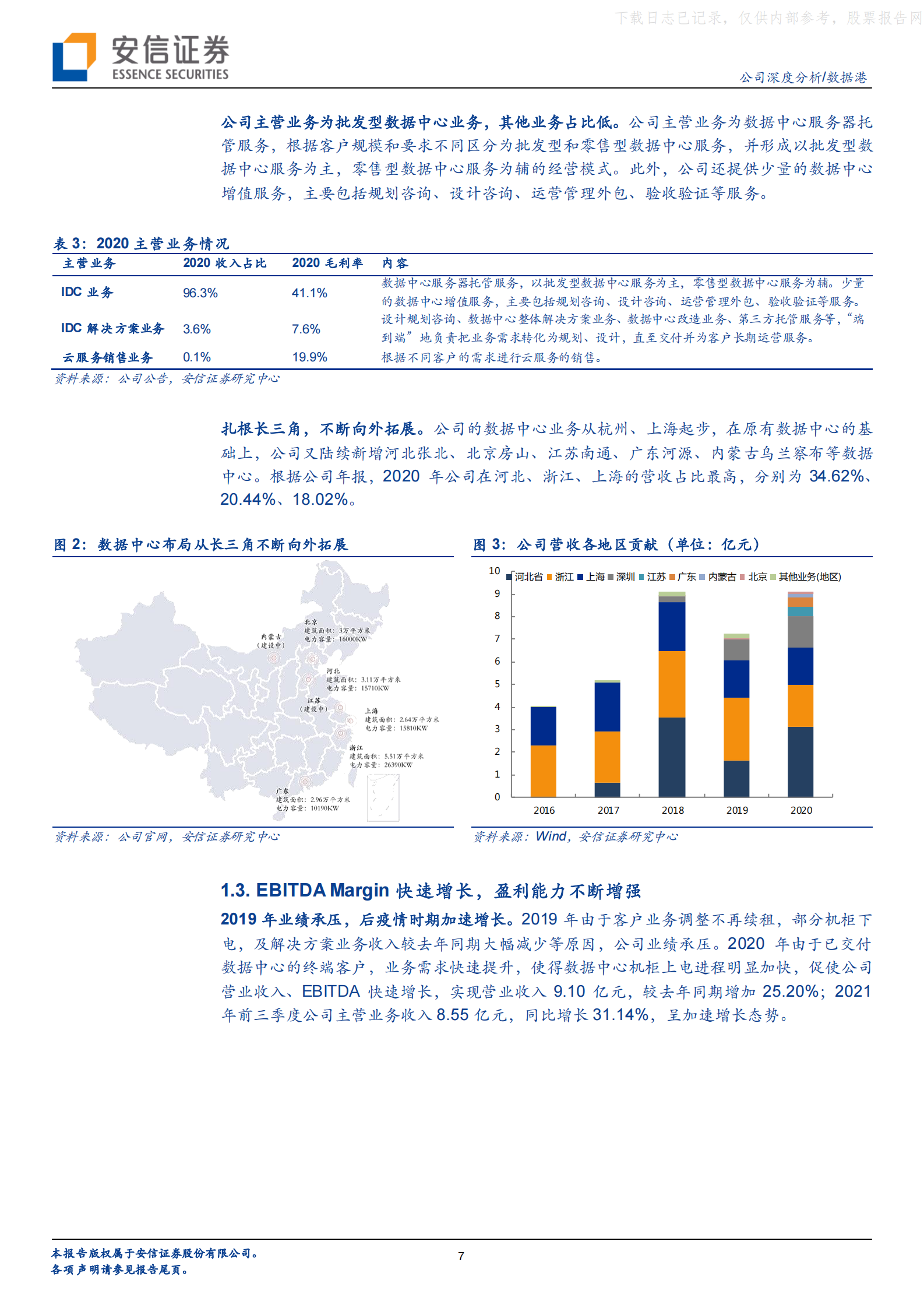 2022年  【28页】数据港：机柜储备稳步攀升，EBITDA持续增长 第7页
