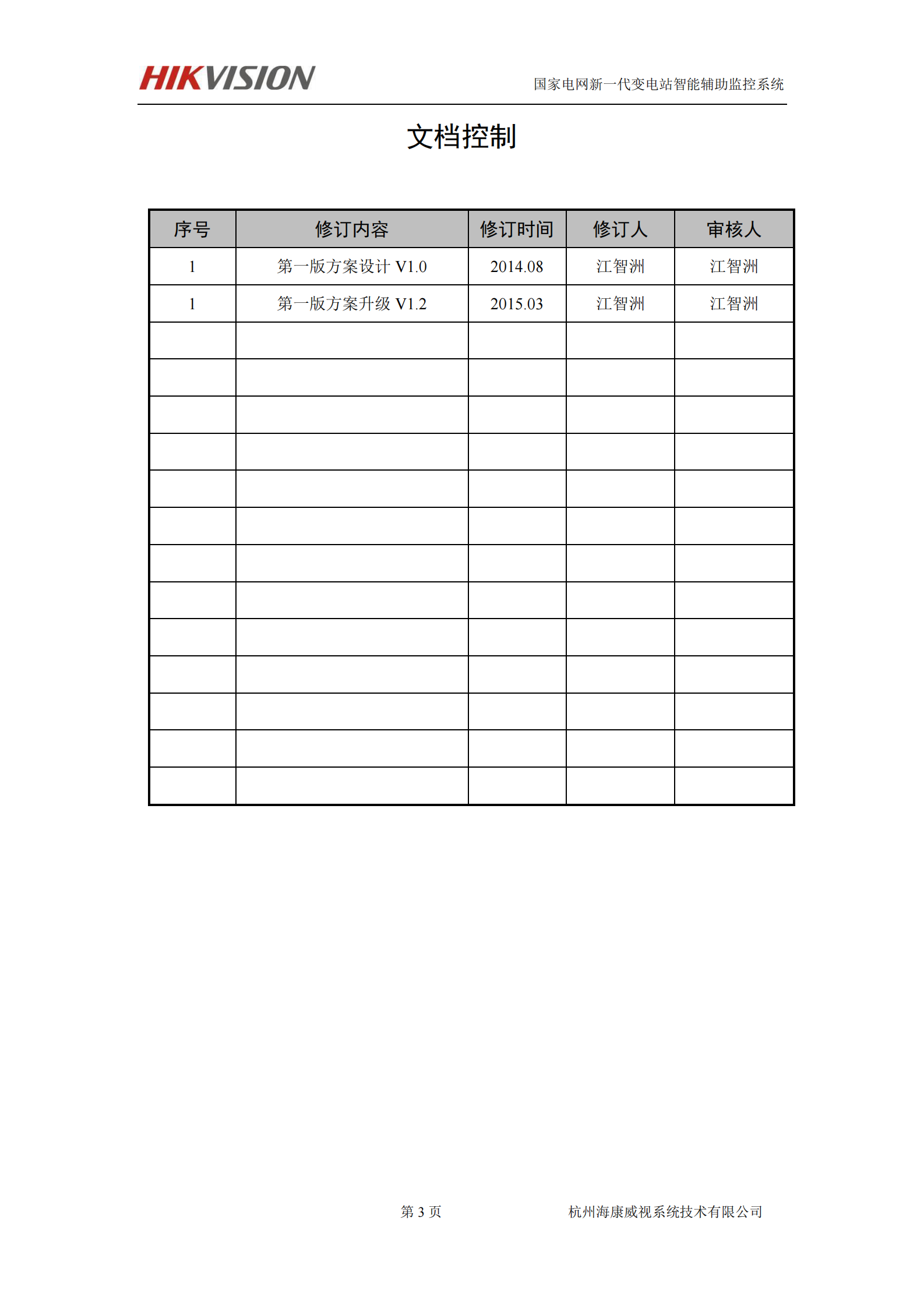 海康威视电力行业系统解决方案 第3页
