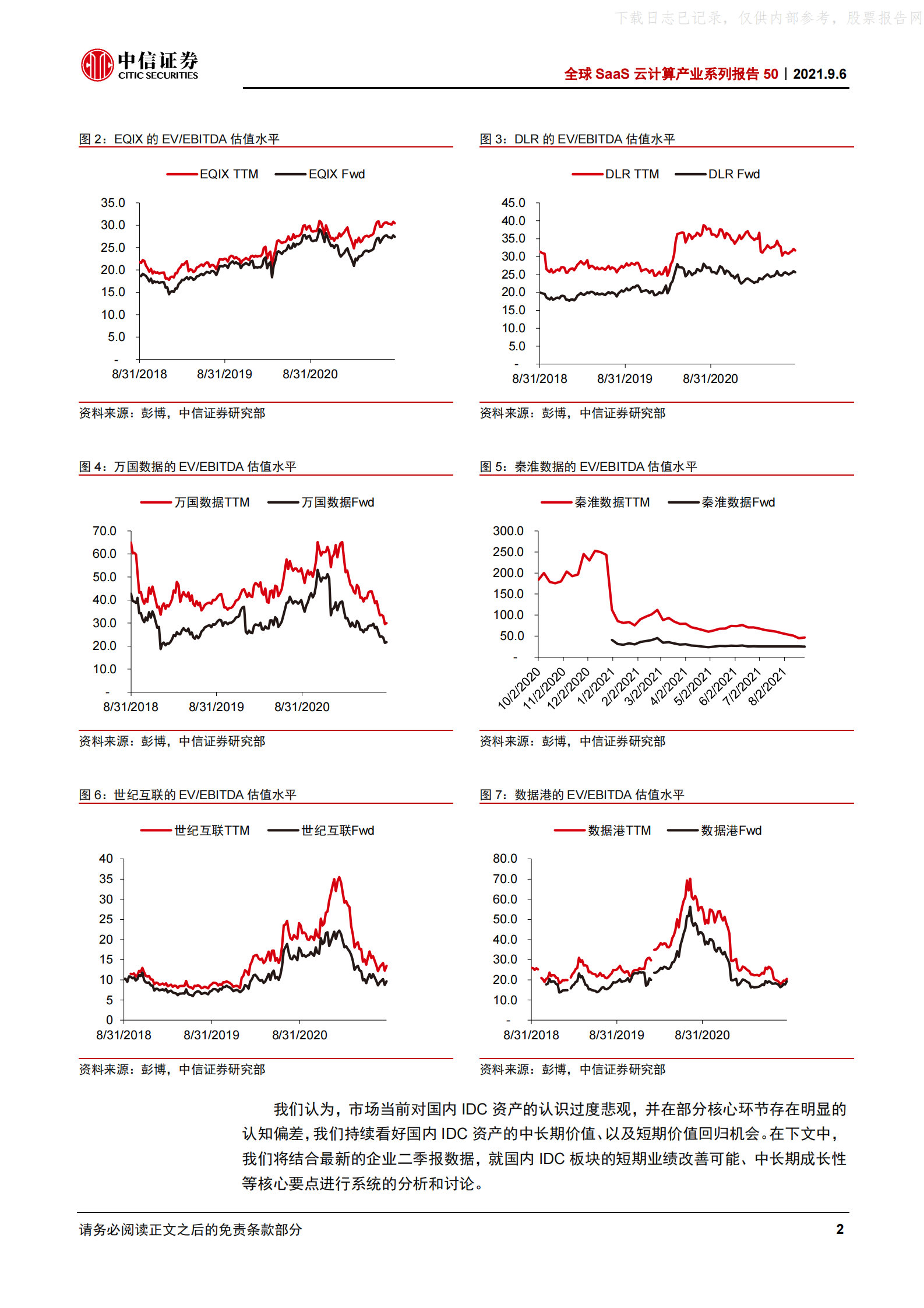 2021年  【17页】全球SaaS云计算产业系列报告50：国内IDC二季报，市场调整结束了吗？ 第6页