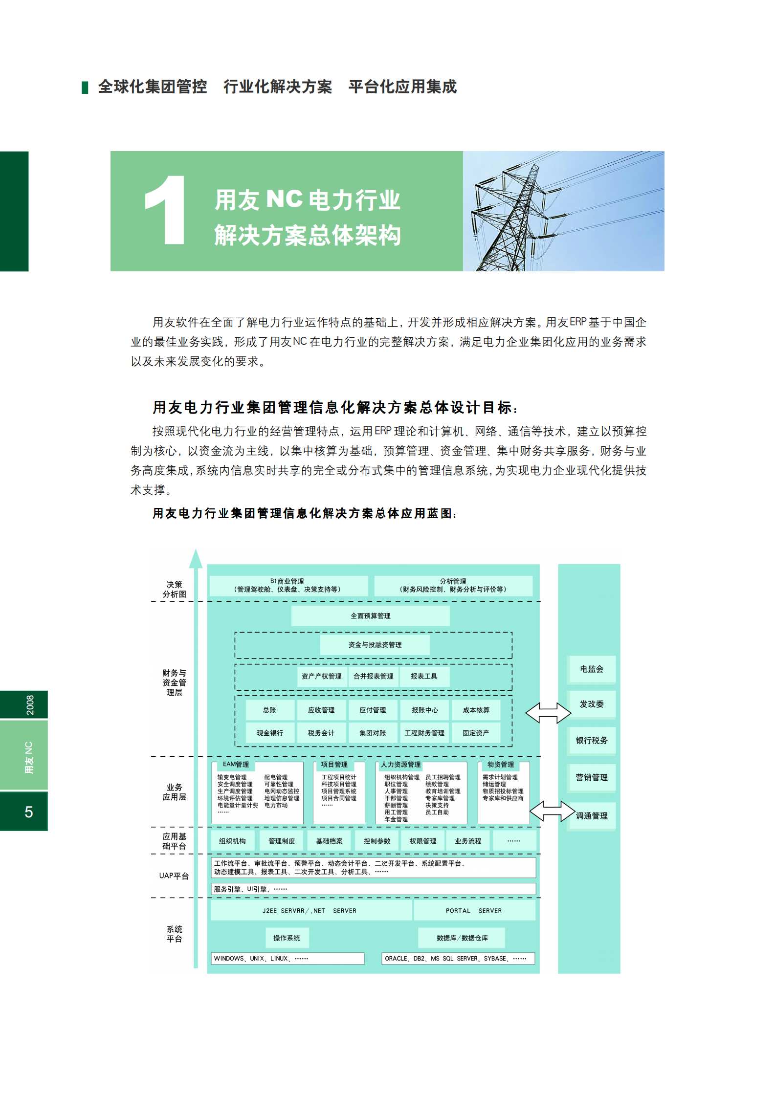 用友电力行业集团管控解决方案 第8页