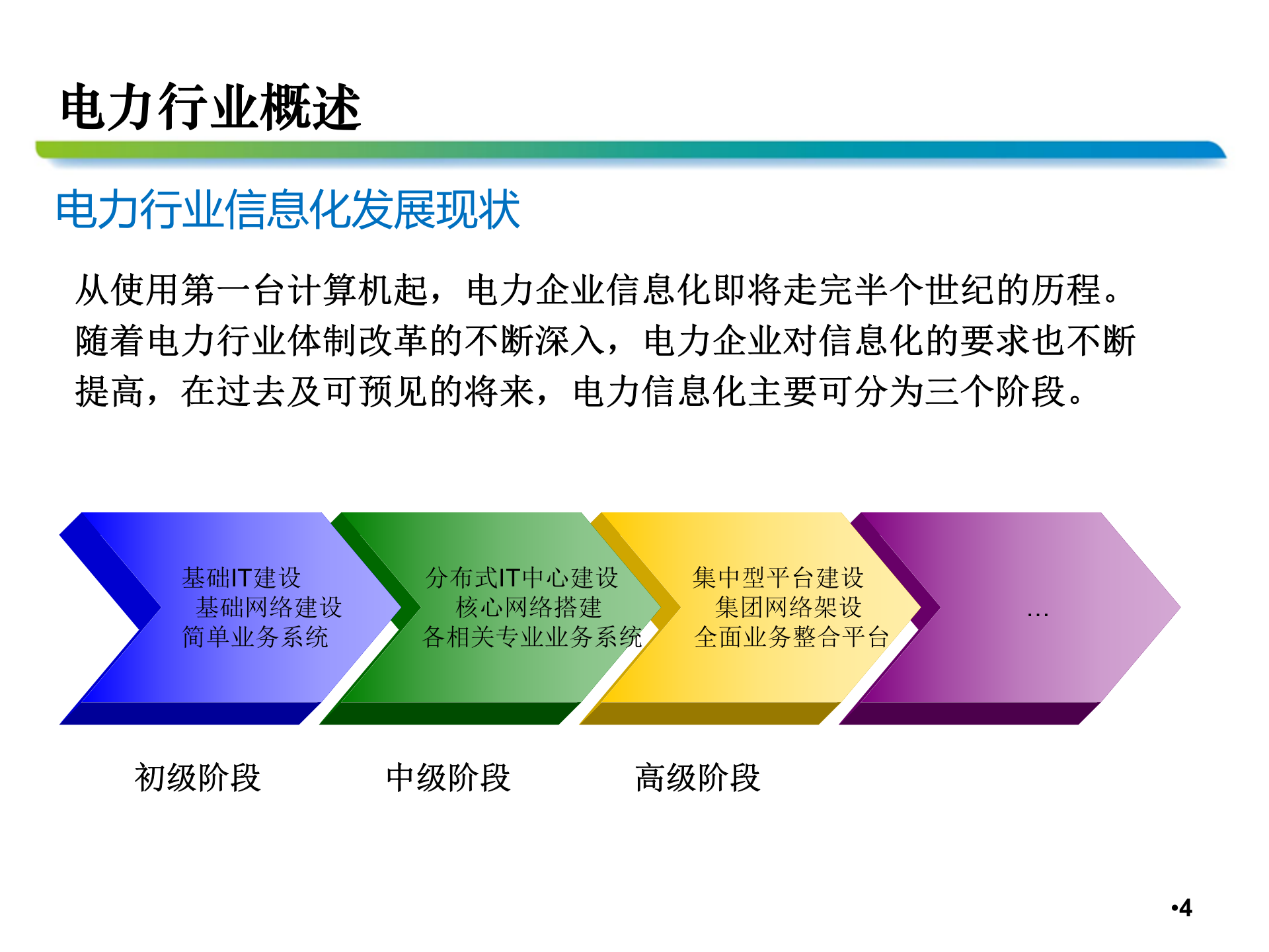 中国移动电力行业信息化交流材料 第4页