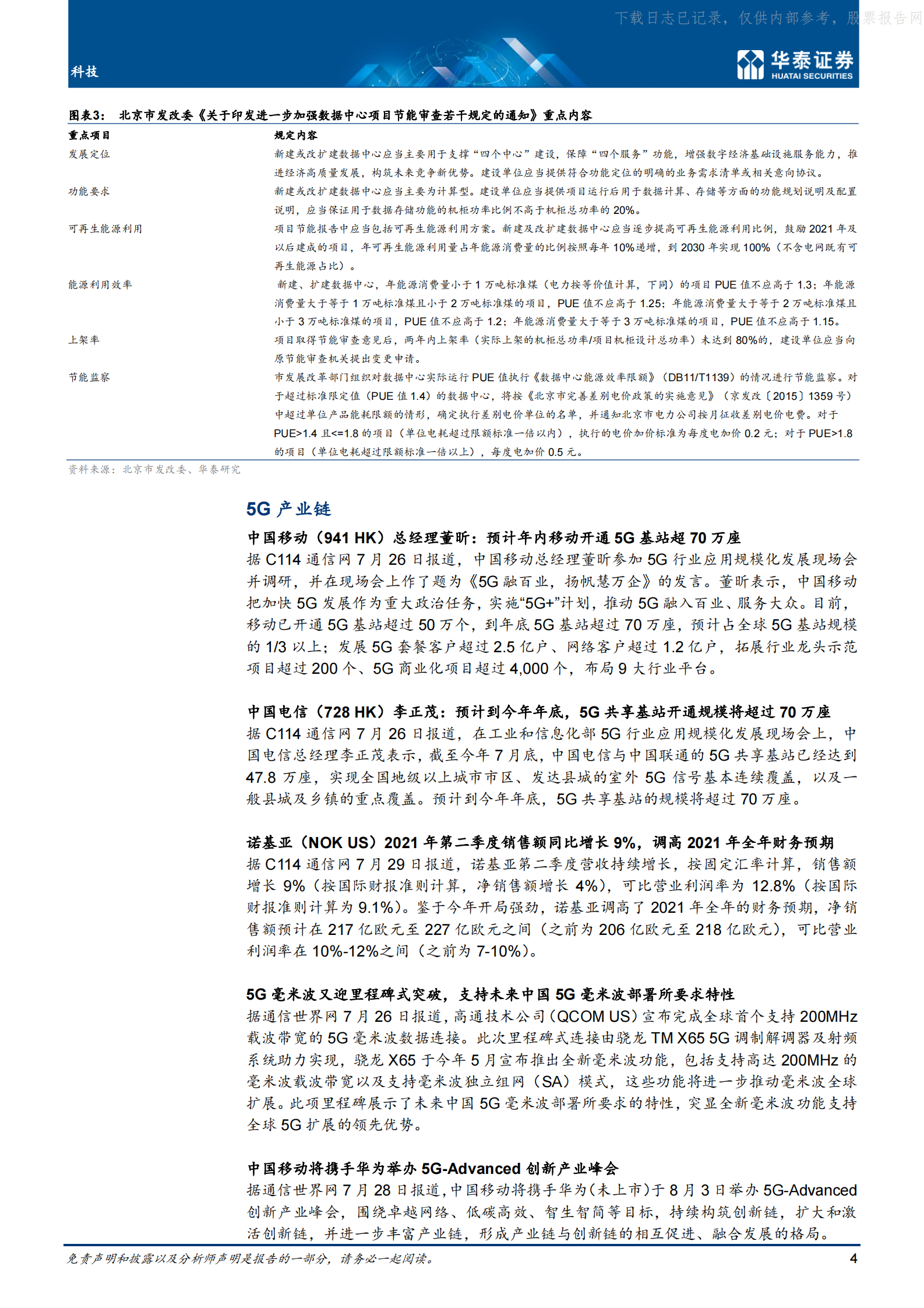 2021年  【19页】数据中心碳中和政策或加速落地 第4页