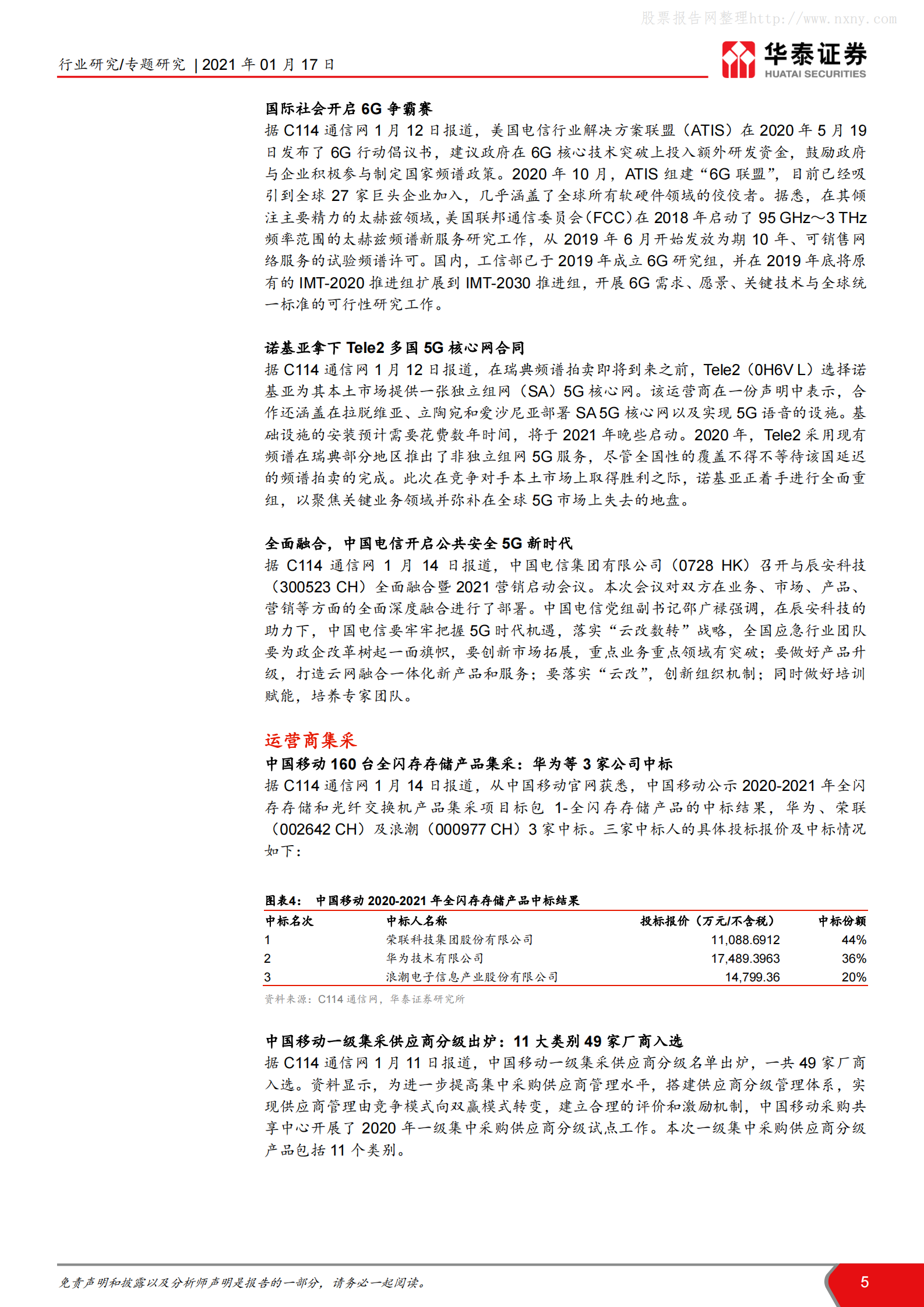 202101  上海加快新建IDC建设和投资进度【20页】 第5页