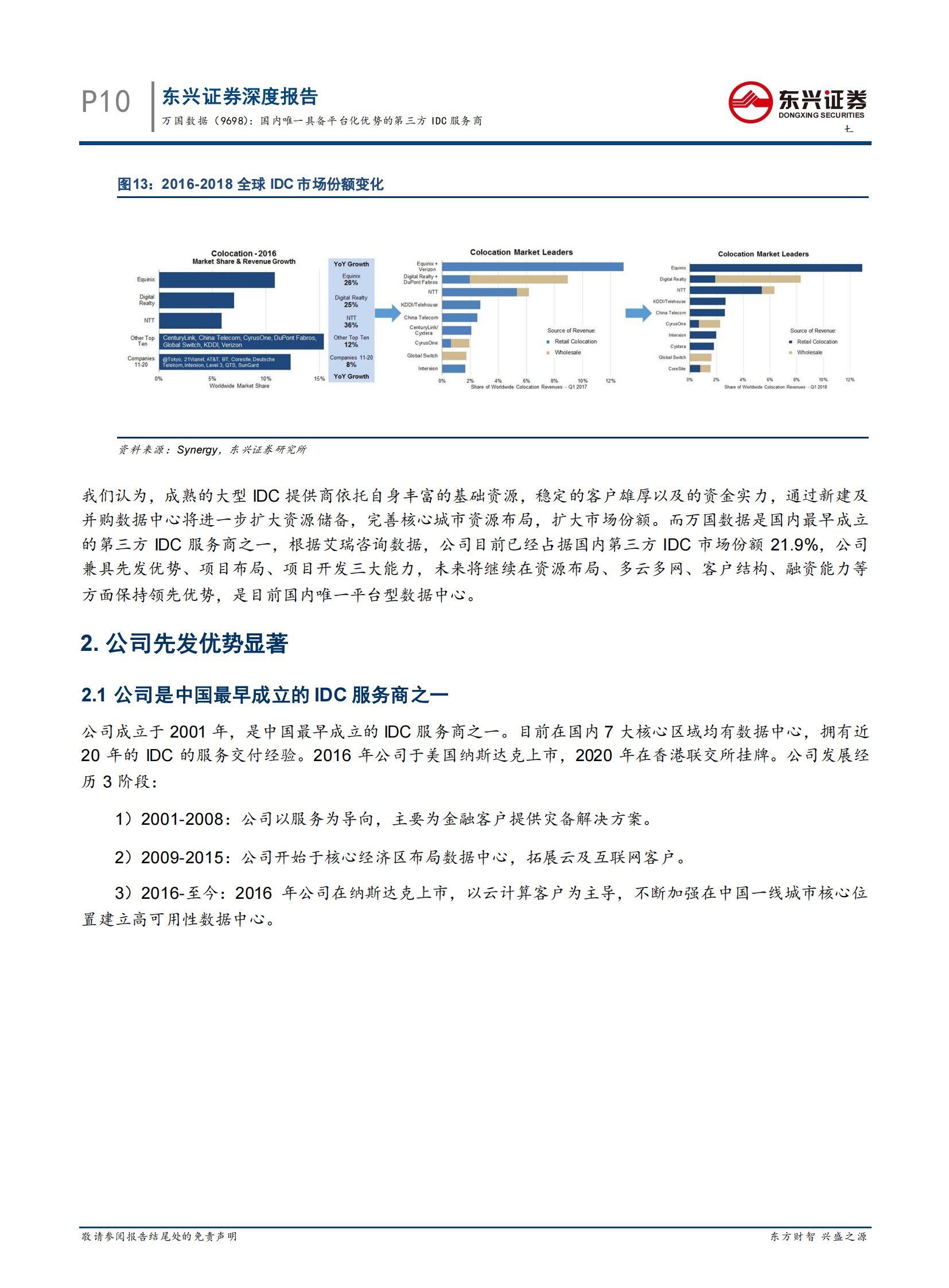 202101  万国数据：国内唯一具备平台化优势的第三方IDC服务商【24页】 第10页