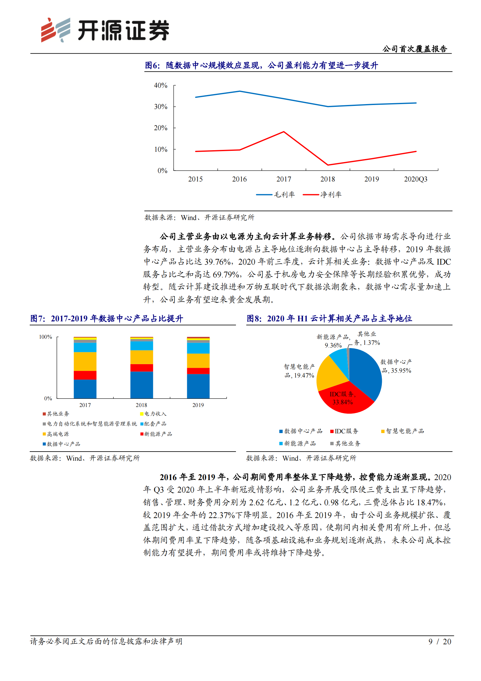 2020年  科华恒盛：_华_丽转身一线梯队，抢占IDC_盛_世红利-开源证券[赵良毕]-20201116【20页】 第9页