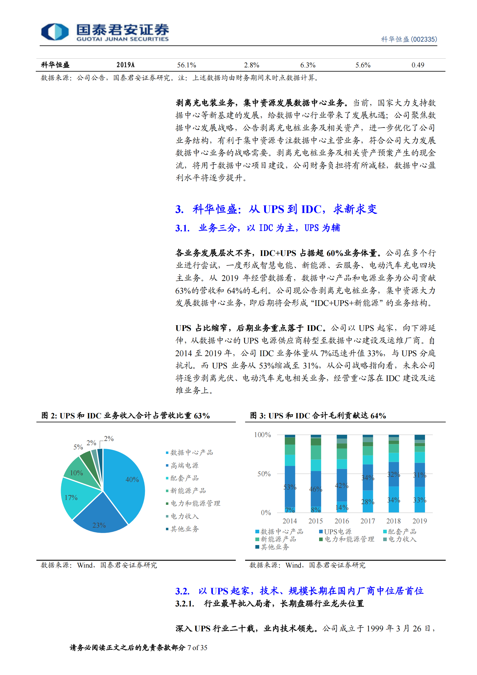 2020年  科华恒盛：腾讯云核心供应商，IDC业务高歌猛进-国泰君安[程硕,马天诣]-20200831【35页】 第7页