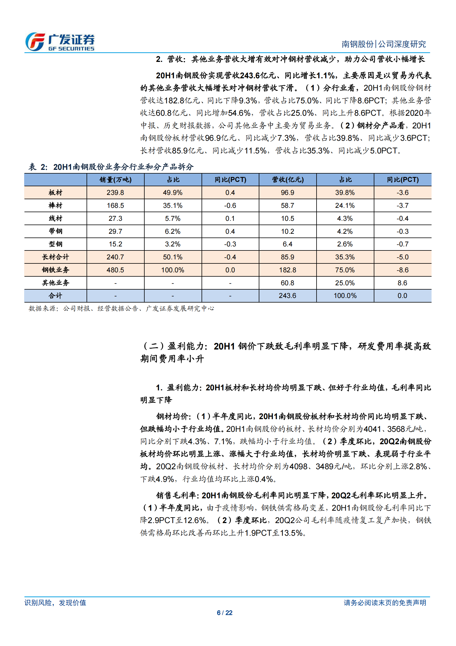 2020年  南钢股份：积极布局IDC，推进“钢铁 新产业”发展战略-广发证券[李莎]-20200913【22页】 第6页