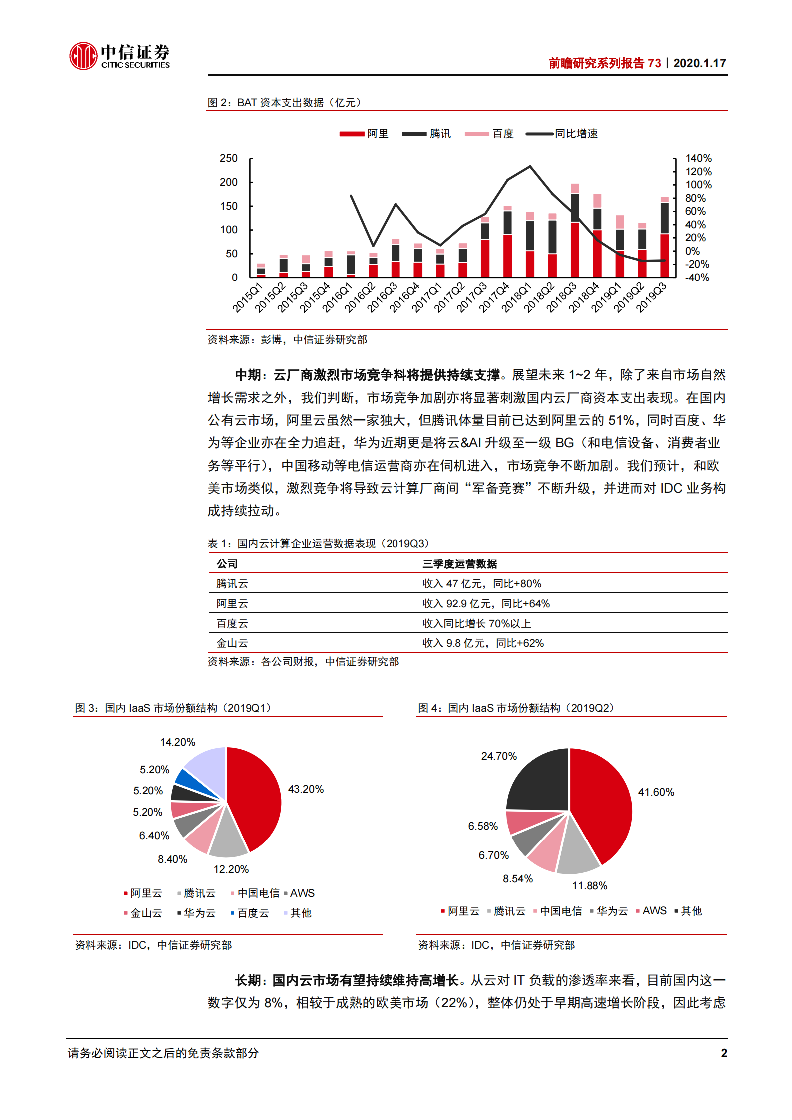 2020年  前瞻研究系列报告73：继续看好2020年的IDC数据中心行业-20200117 第5页