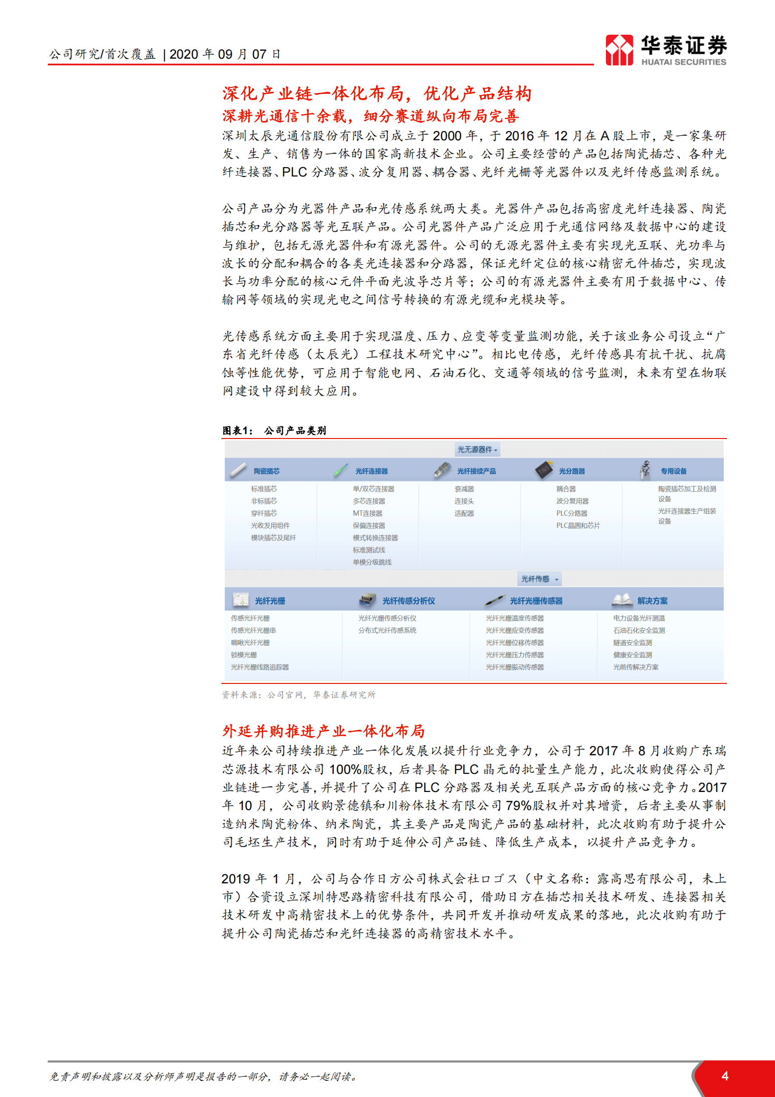 2020年  太辰光：产品多点开花，IDC和5G驱动成长-华泰证券[王林,付东,余熠]-20200907【24页】 第4页