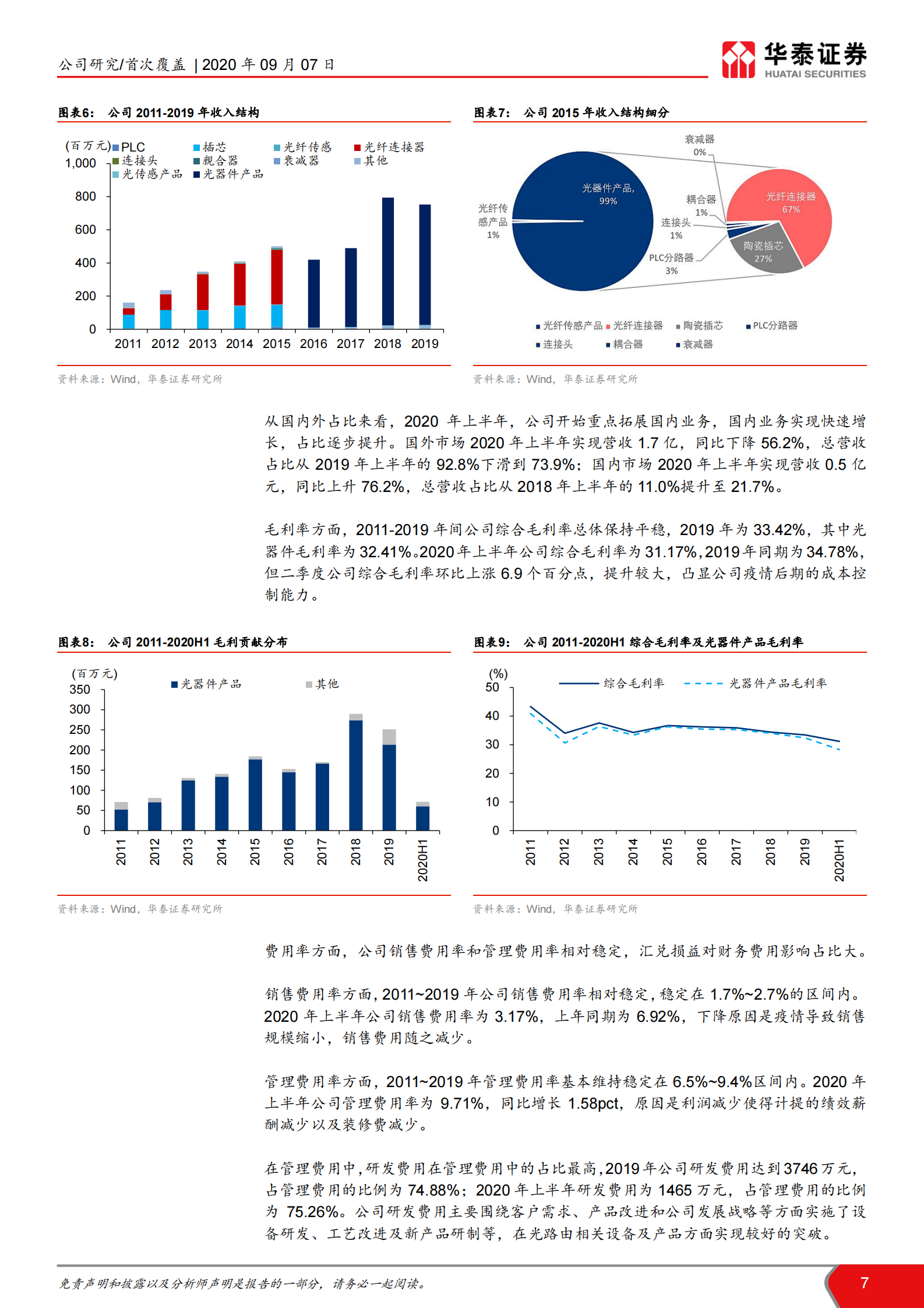 2020年  太辰光：产品多点开花，IDC和5G驱动成长-华泰证券[王林,付东,余熠]-20200907【24页】 第7页