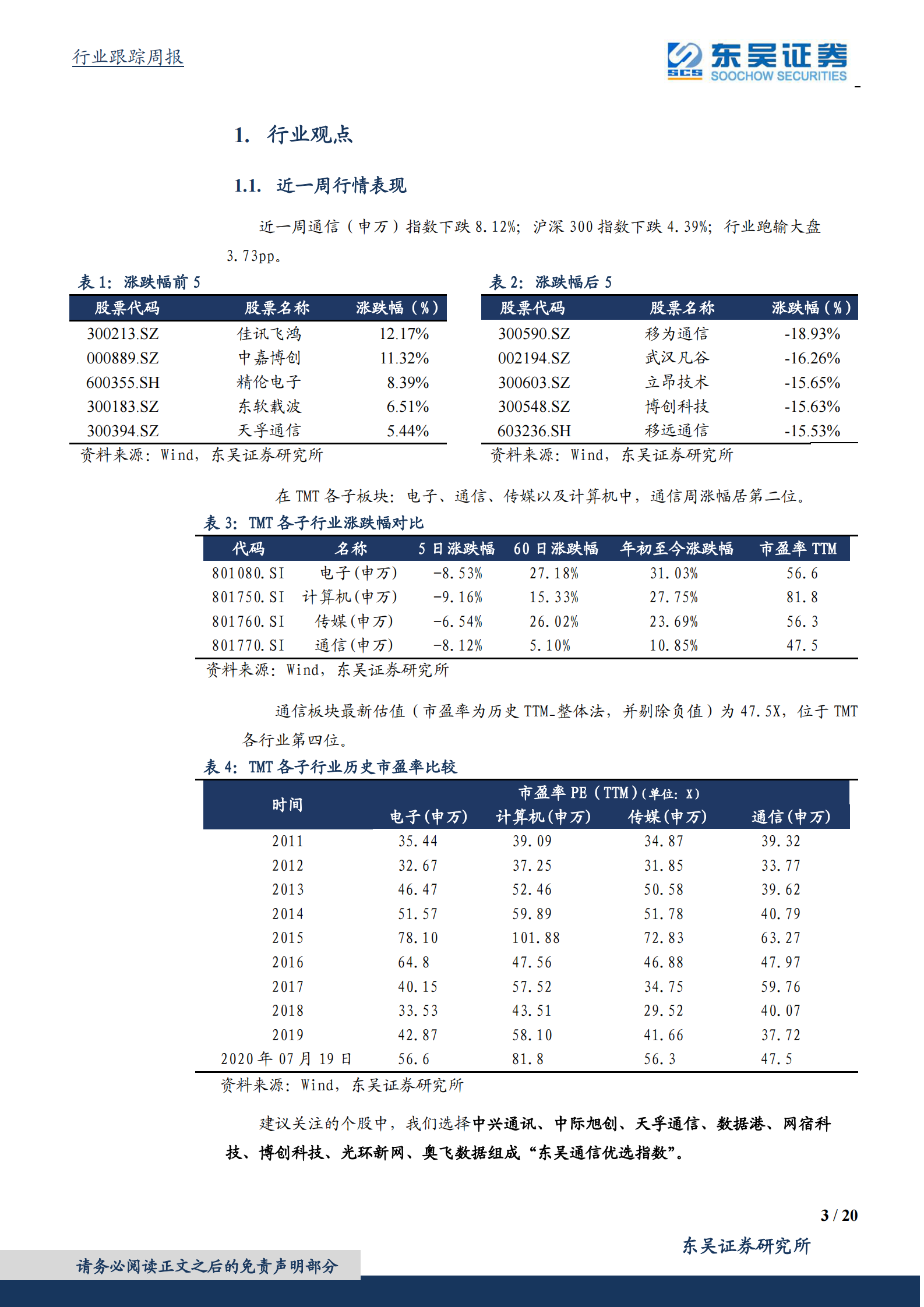 2020年  为什么继续看好景气度高的光模块IDC等新基建板块？-东吴证券[侯宾,姚久花]-20200719【20页】 第3页