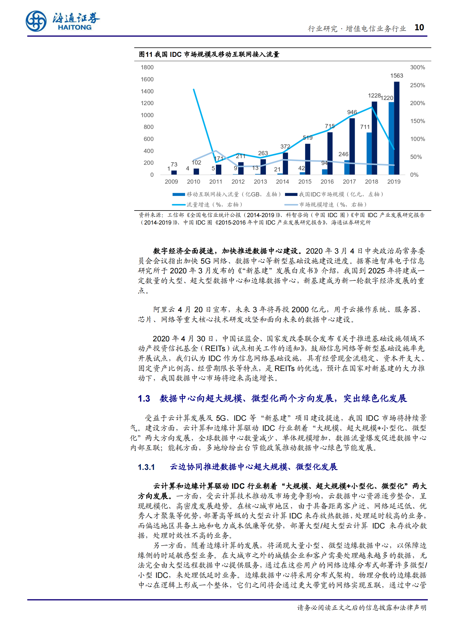 2020年  新基建之国内IDC：雁阵格局，新基建、新气象！-20200609 第10页