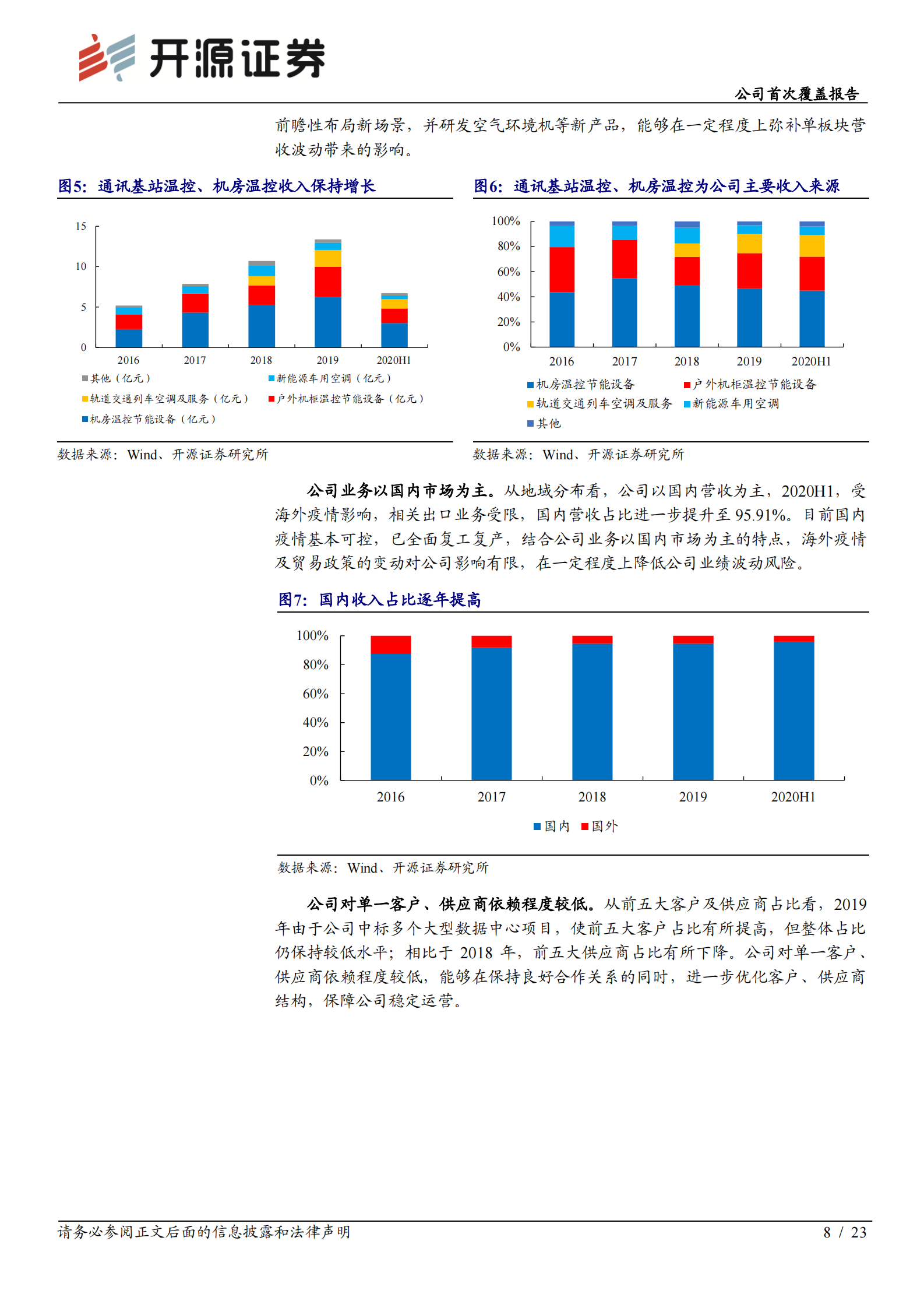 2020年  英维克：5G和IDC机柜温控新需求，打开公司市场新空间-开源证券[赵良毕]-20201125【23页】 第8页