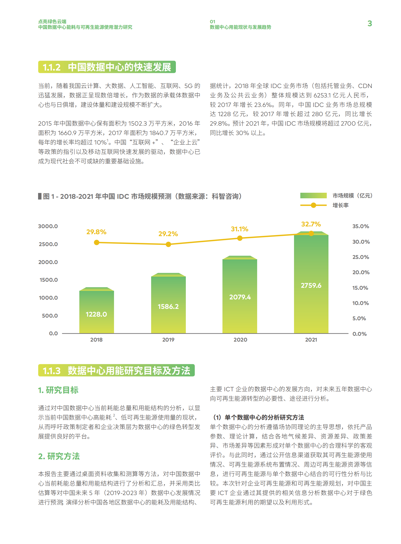 2020年数据中心能耗与可再生能源使用潜力研究点亮绿色云端-绿色和平华北电力大学 第9页