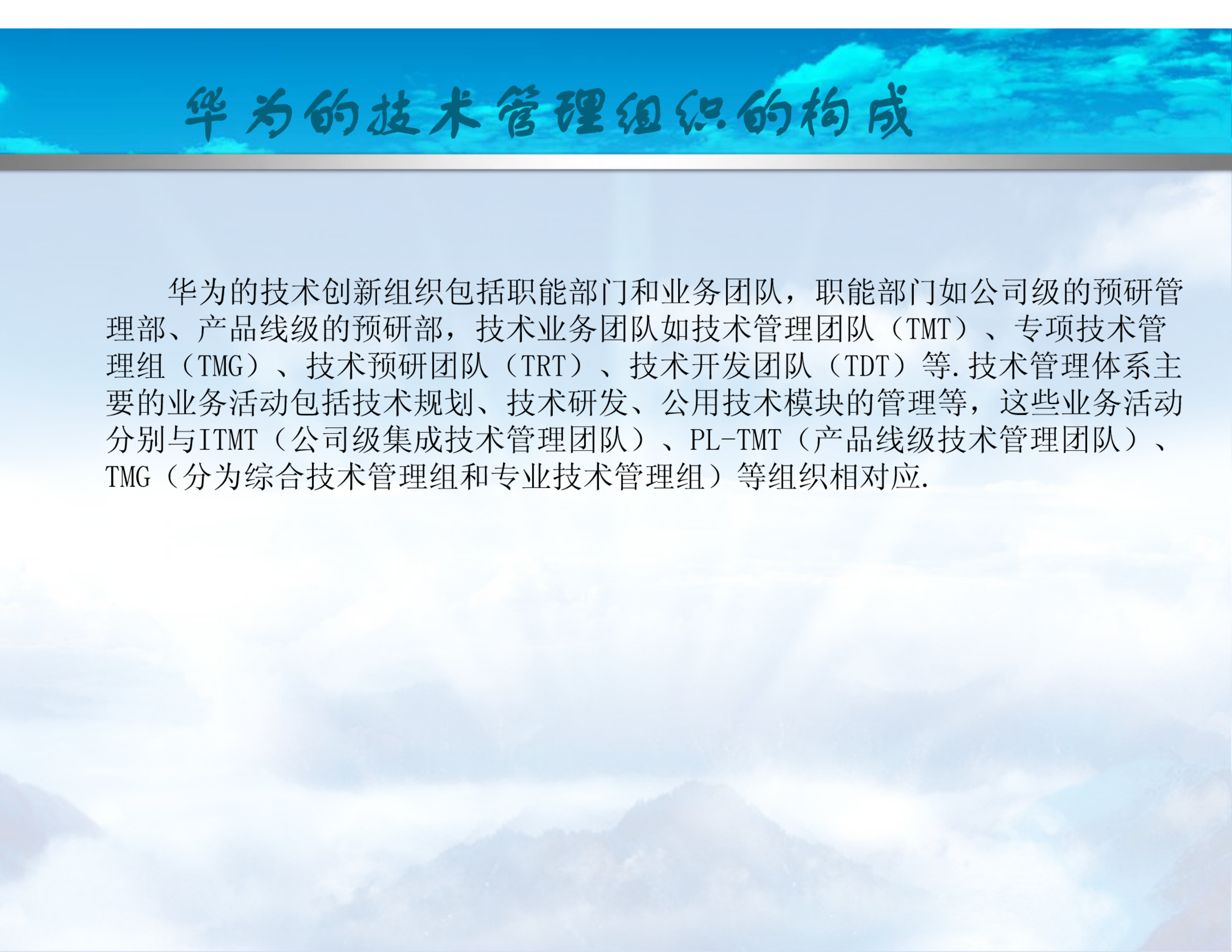 华为的技术管理体系 第3页