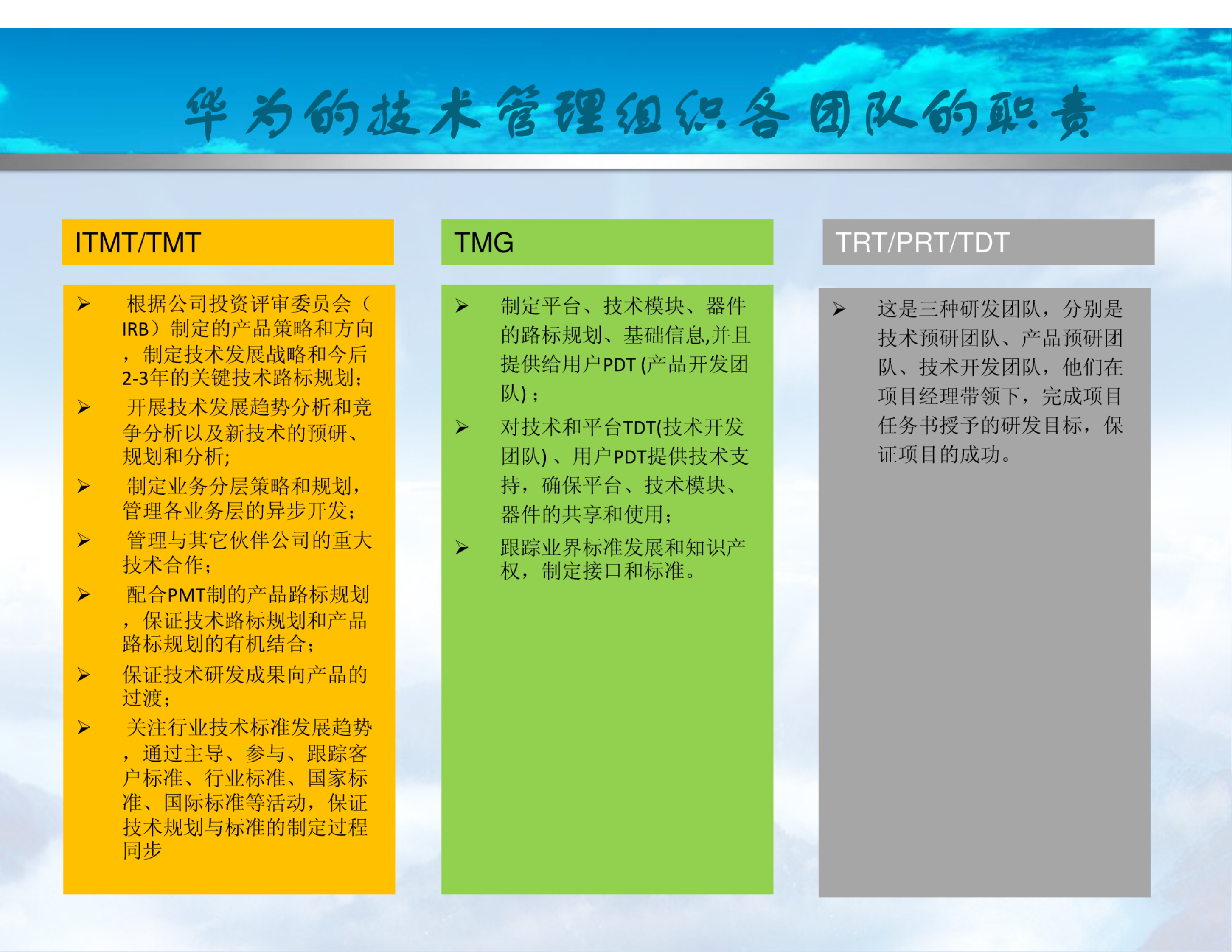 华为的技术管理体系 第4页