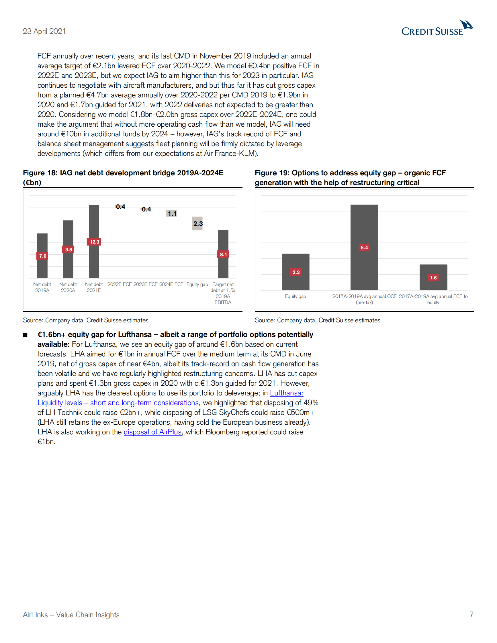 瑞信-欧洲航空业-AirLinks价值链洞察：全球交通恢复的差异率-2021.4.23-39页 第7页