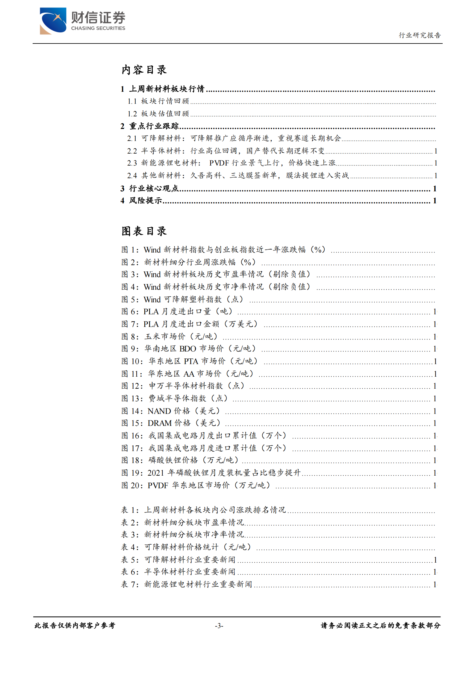 化工行业月度报告：半导体材料短期回调，可降解材料重视长期机会-20210808-财信证券-19页 第3页