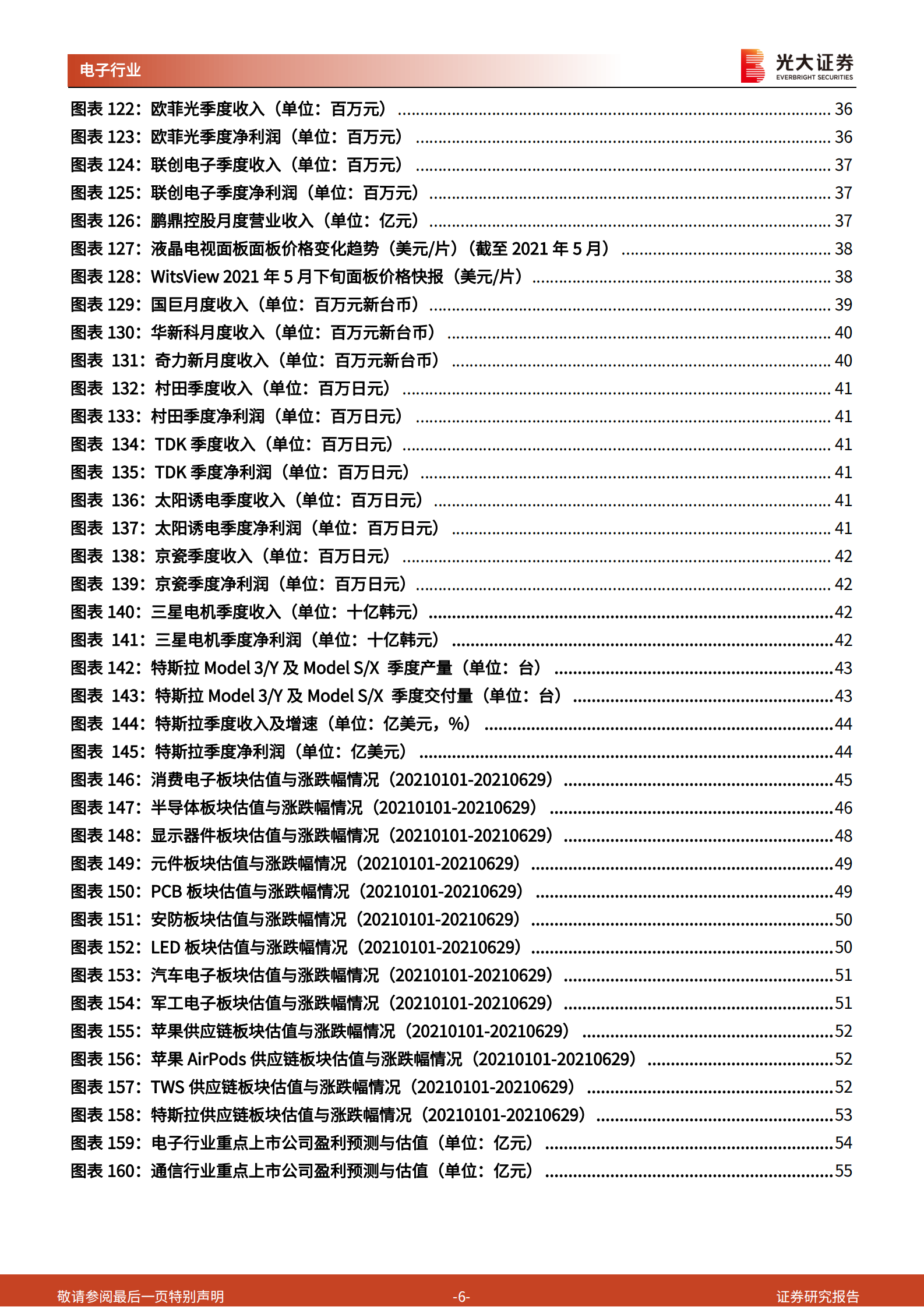 通信电子行业景气数据跟踪报告之六（2021年6月）：电动汽车浪潮开启，全球半导体龙头业绩靓丽-20210630-光大证券-57页 第6页