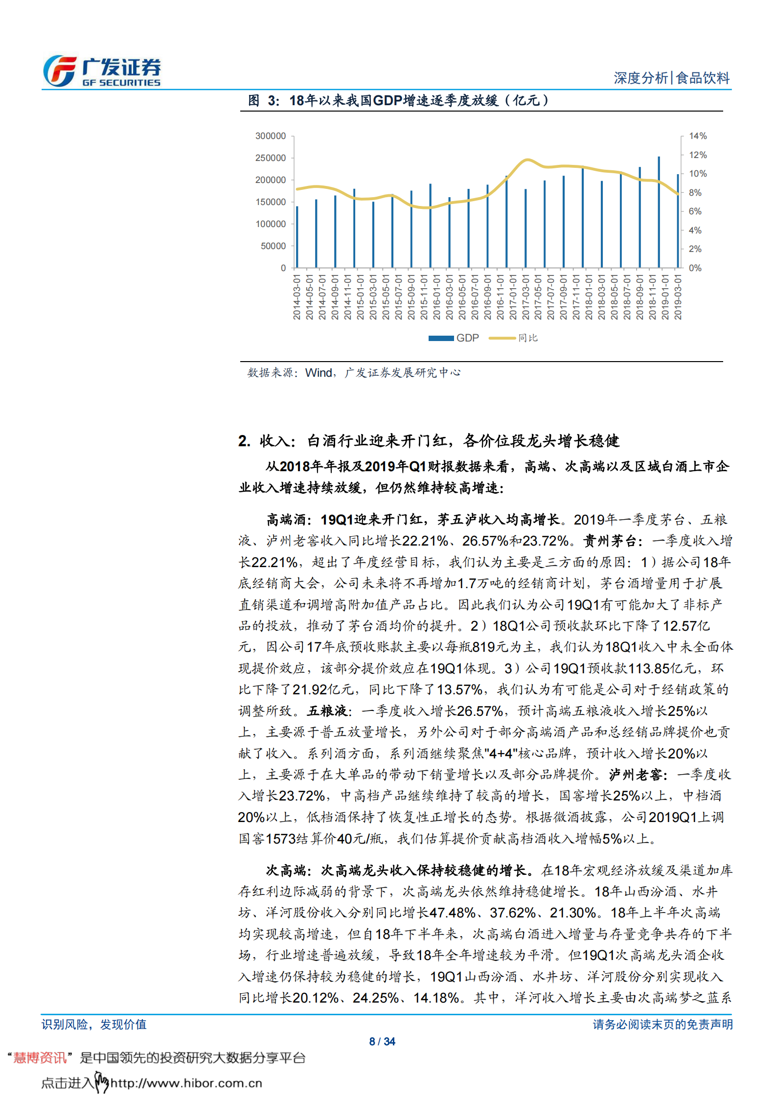 广发证券--食品饮料行业-白酒高景气度延续,大众品龙头业绩稳健 第8页