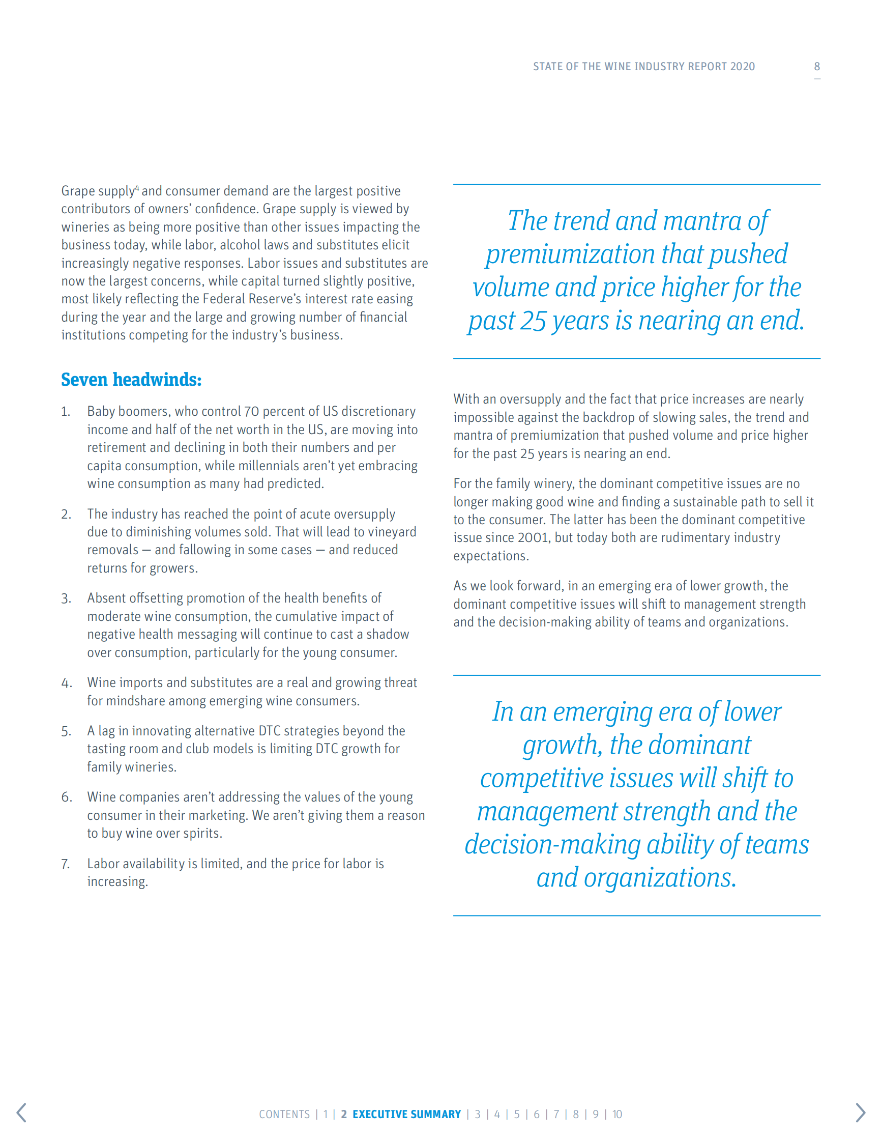 硅谷银行-2020年美国葡萄酒全球报告（英文）-2020.2-71页 第9页