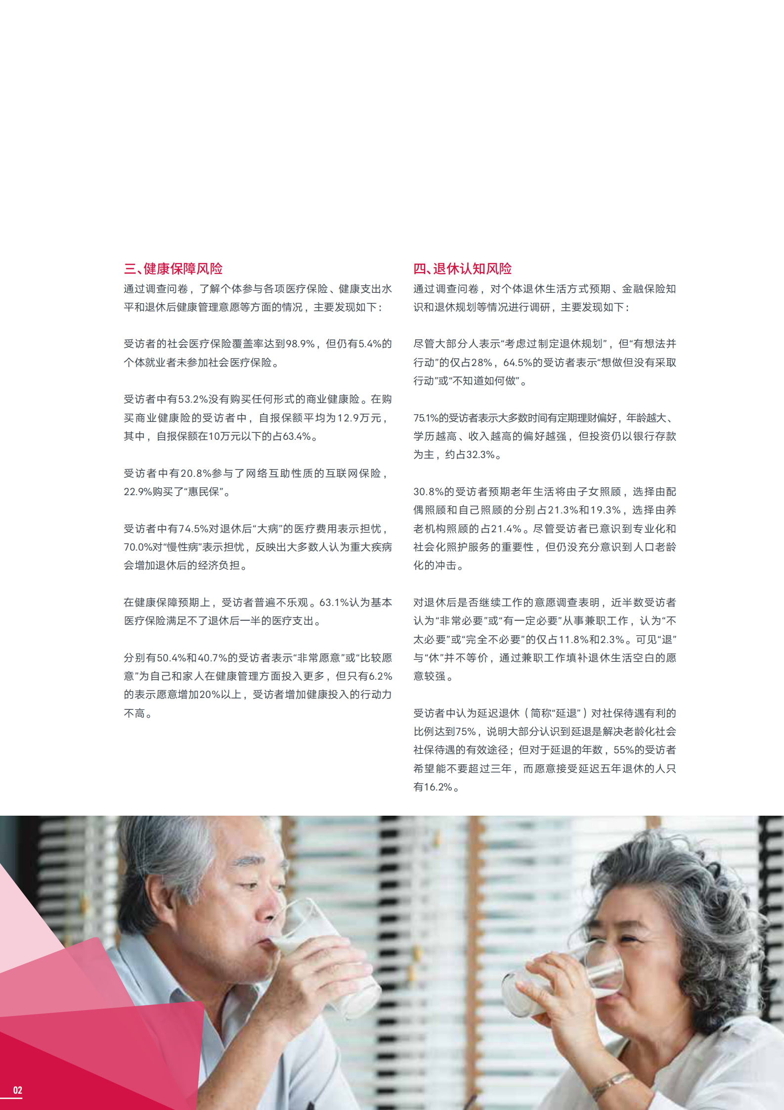 【友邦保险】保险行业：2021年大中城市中产人群养老风险蓝皮书 第4页