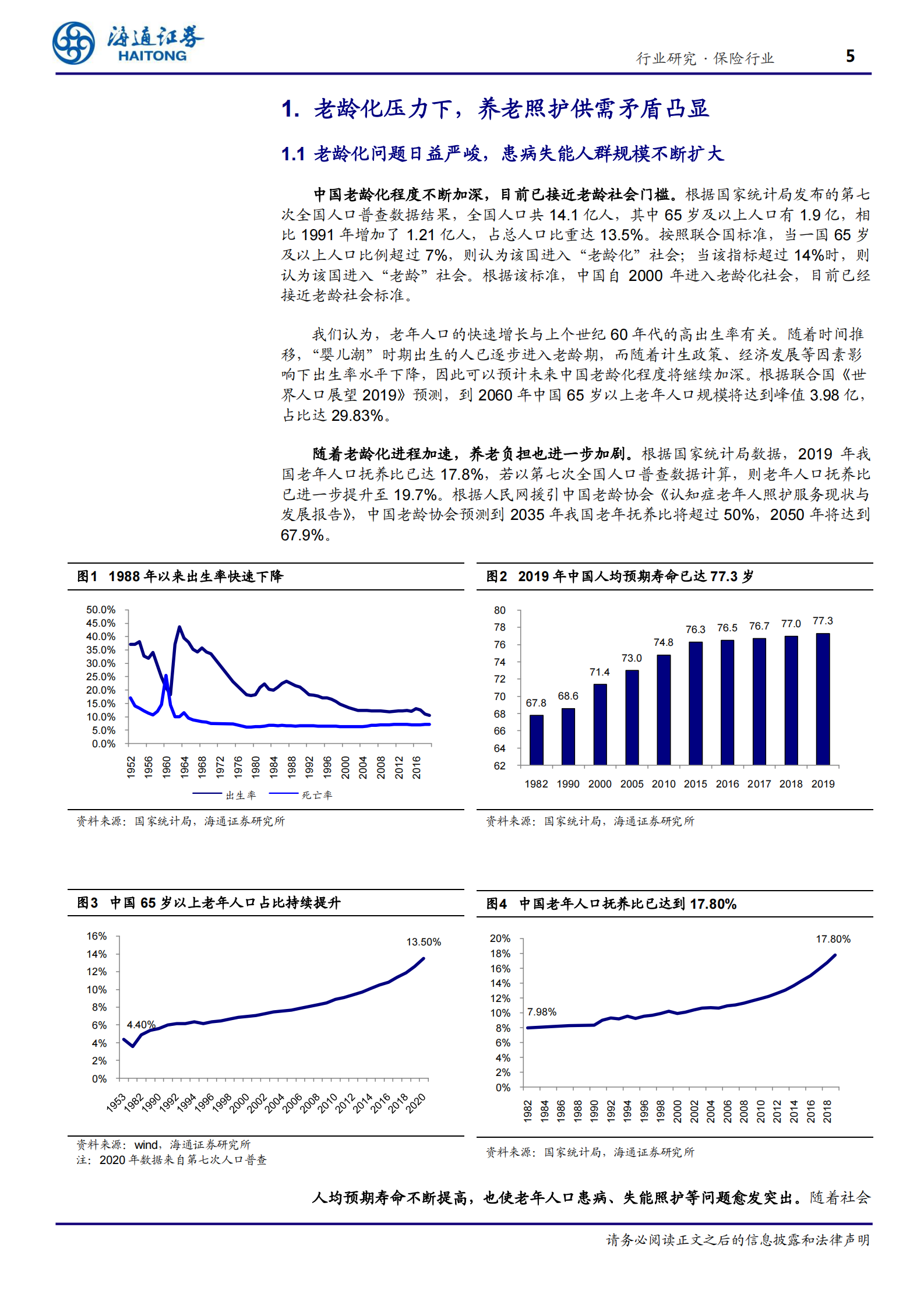 保险行业深度报告：康养系列专题二，养老服务供需错配加剧，保险公司落子养老社区大有可为-20210701-海通证券-25页 第5页