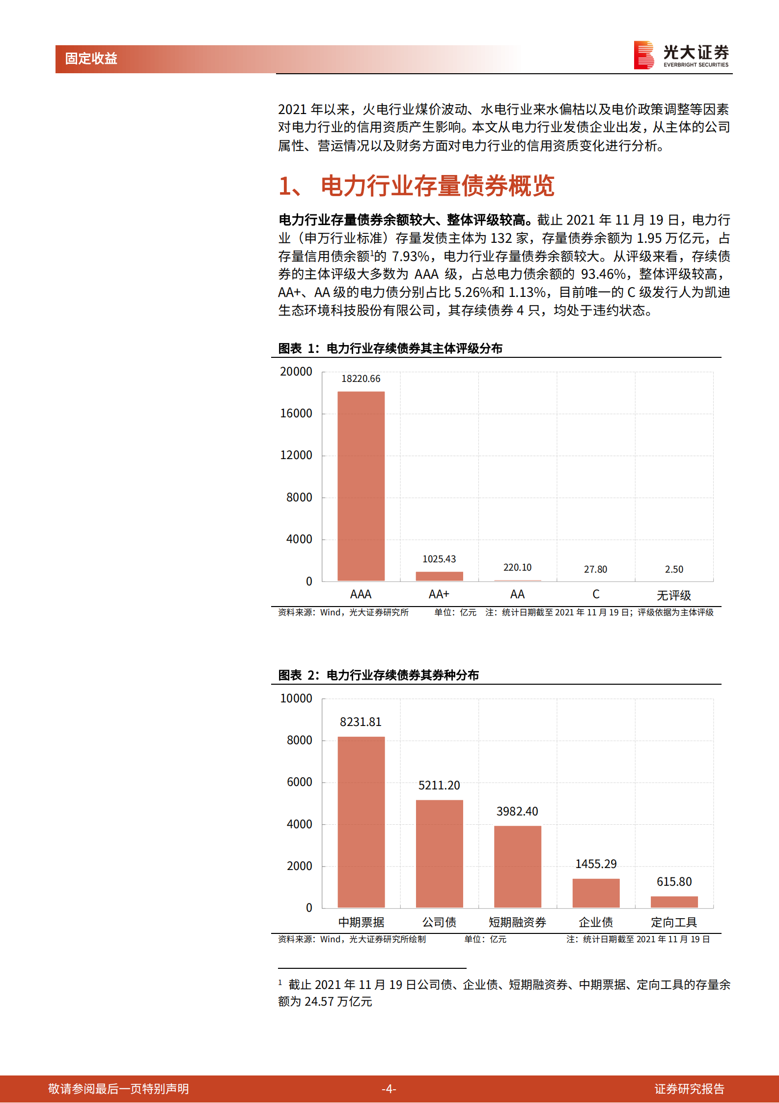 电力行业信用资质跟踪报告：从21年三季报观测电力主体信用资质-20211123-光大证券-19页 第4页