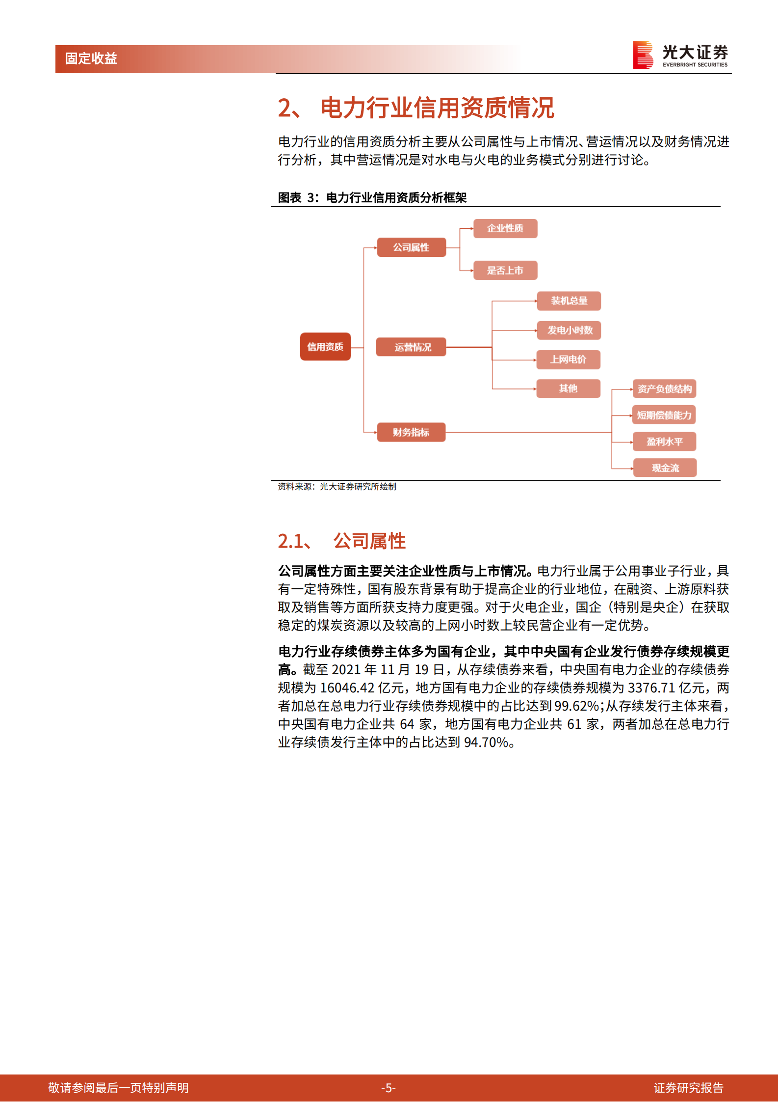电力行业信用资质跟踪报告：从21年三季报观测电力主体信用资质-20211123-光大证券-19页 第5页