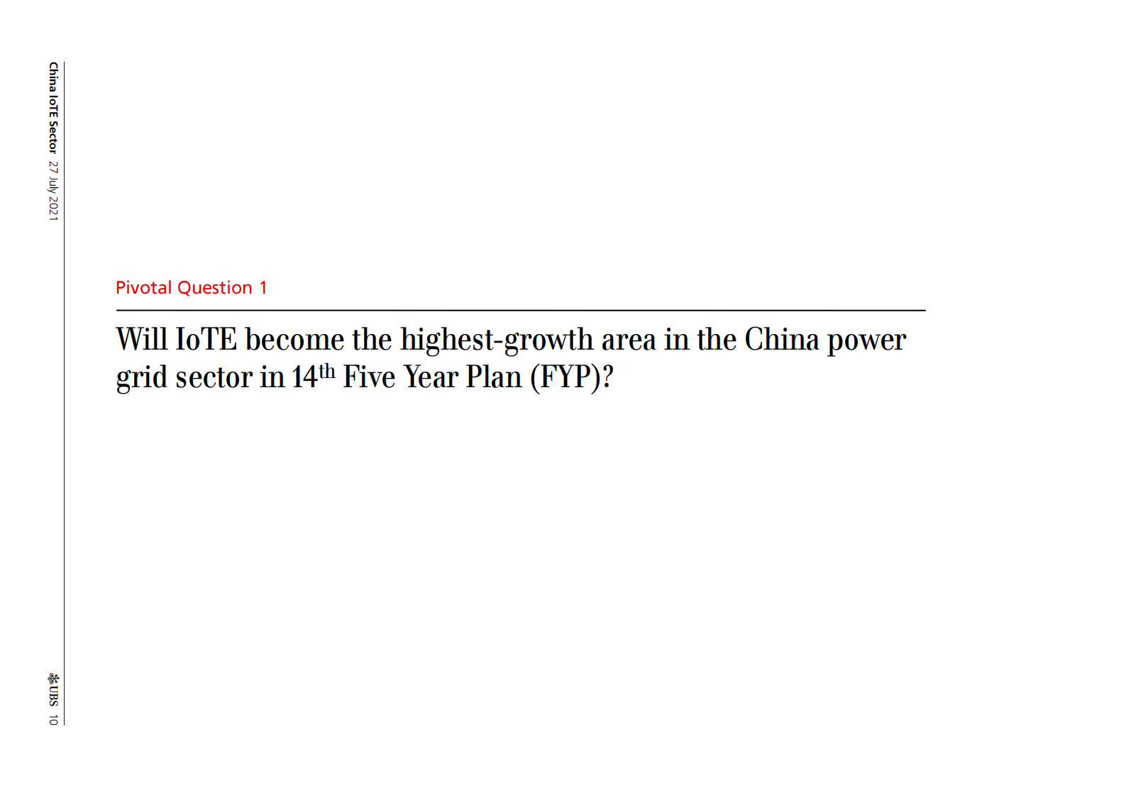 瑞银-中国电力公用事业行业-增强电网连接，促进碳中和-2021.7.27-42页 第10页