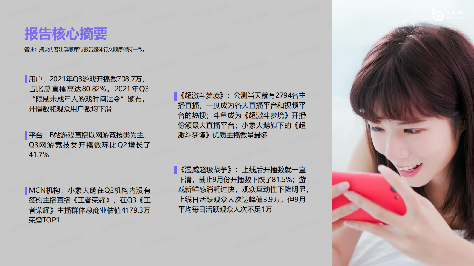 2021Q3游戏直播行业洞察报告-小葫芦-2021-77页 第5页