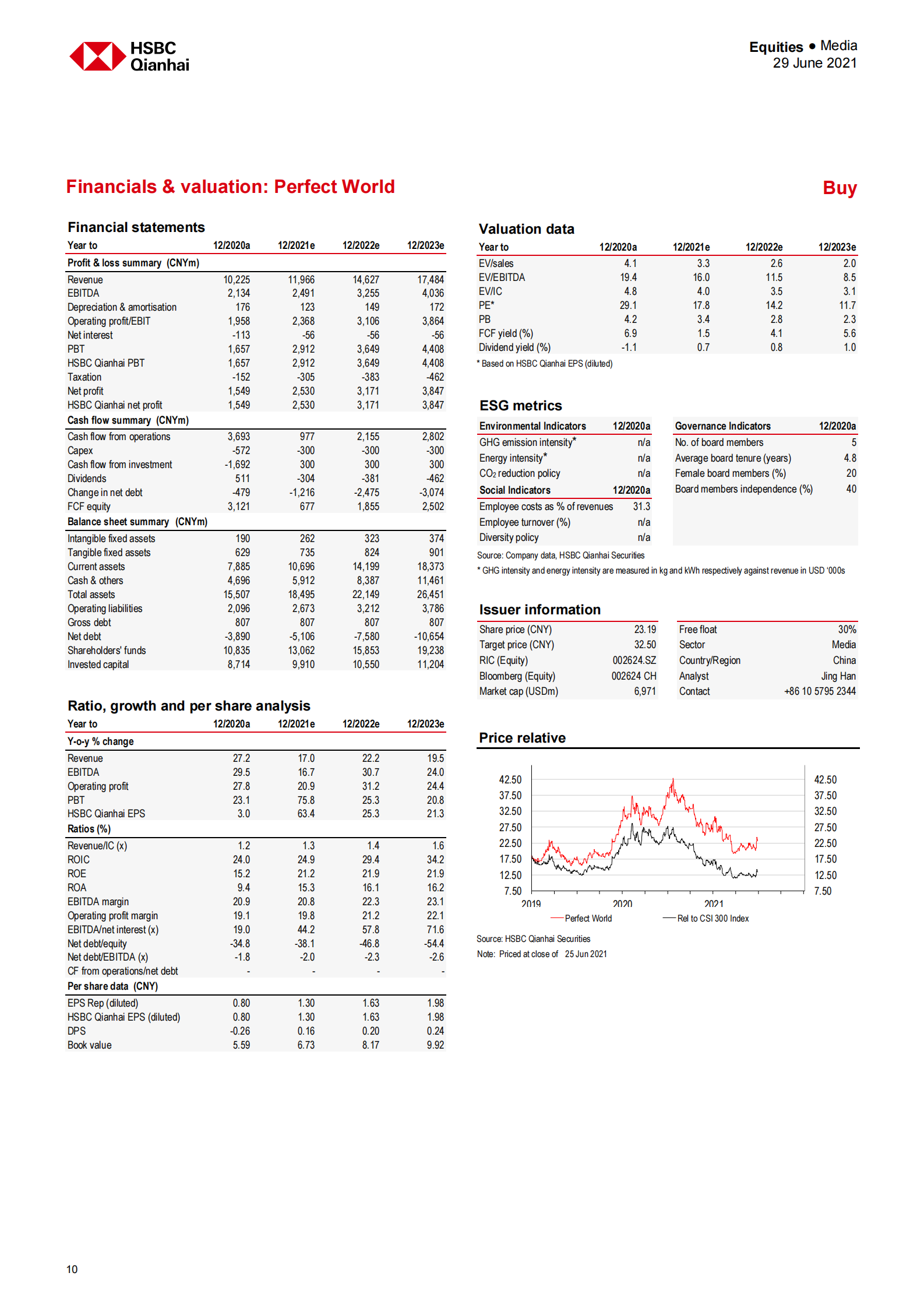 HSBC-中国媒体行业-预期游戏推出将推动游戏重新评级-2021.6.29-21页 第10页