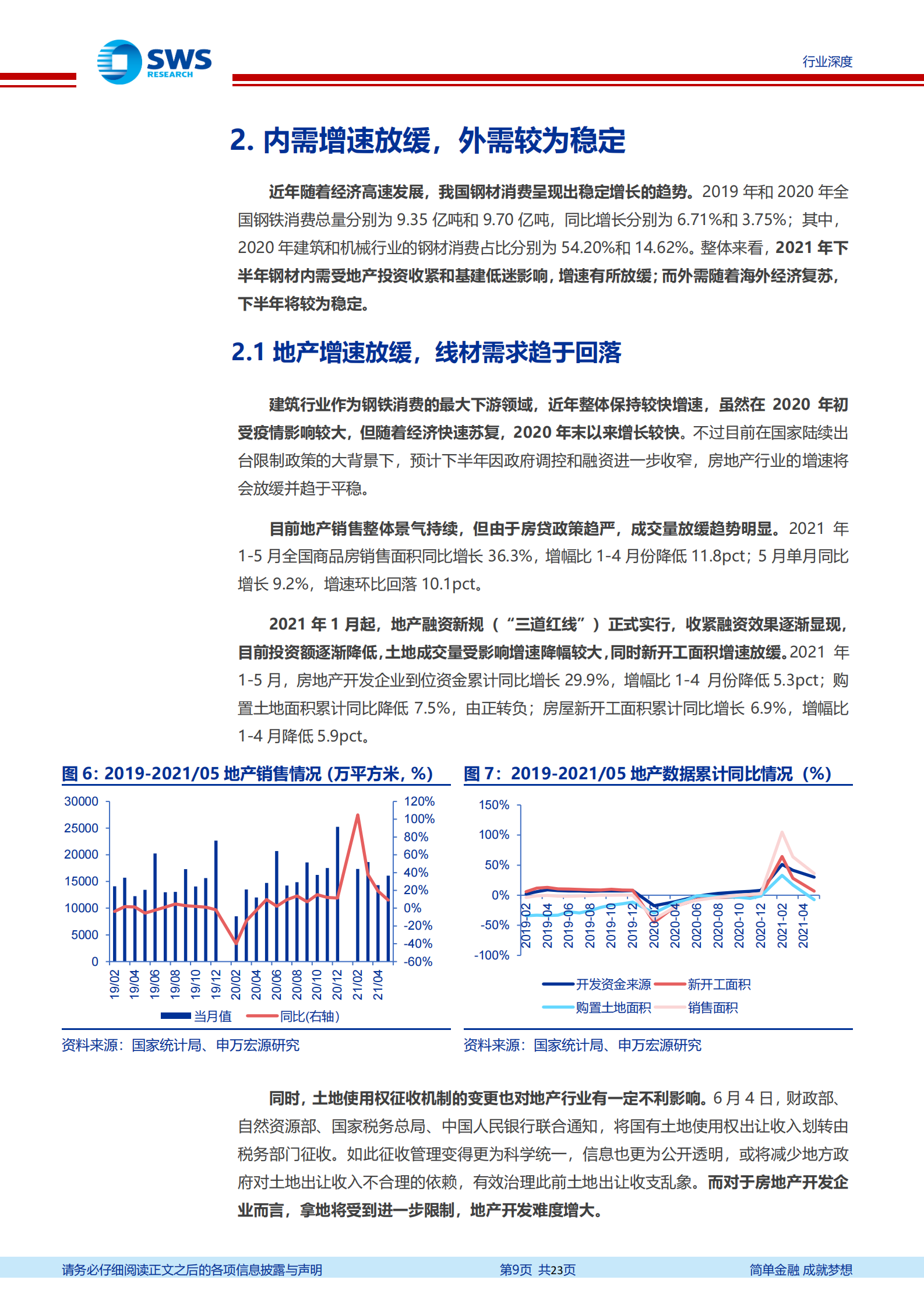 2021_年下半年钢铁行业投资策略：高端制造业需求提升板材和特钢景气度-20210708-申万宏源-23页 第9页