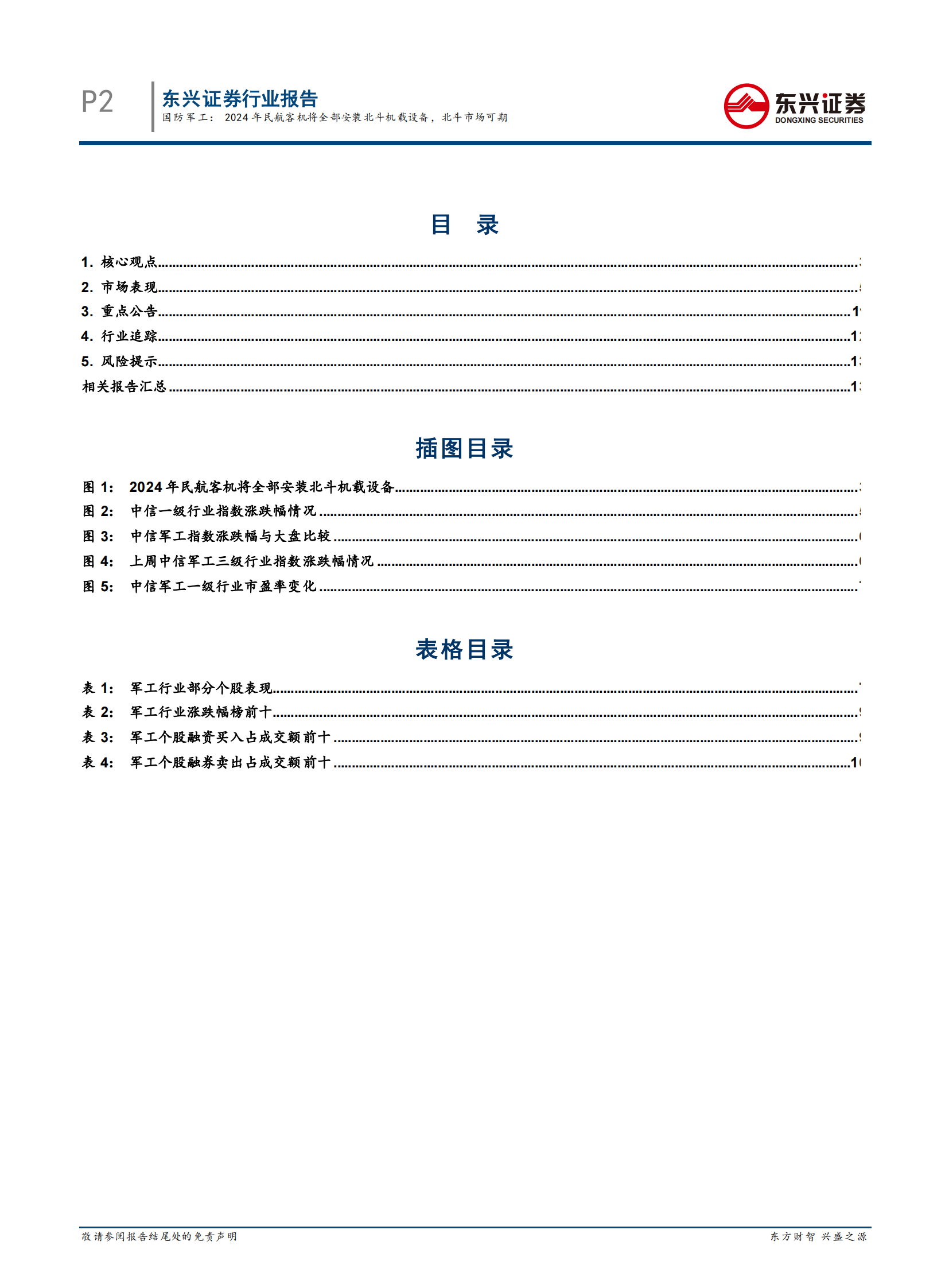 国防军工行业：2024年民航客机将全部安装北斗机载设备，北斗市场可期-20210721-东兴证券-15页 第2页
