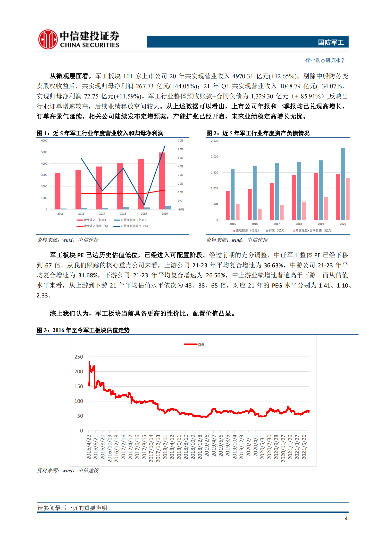 国防军工行业：半年报业绩增势向好，军工板块有望延续升势-20210711-中信建投-27页 第5页