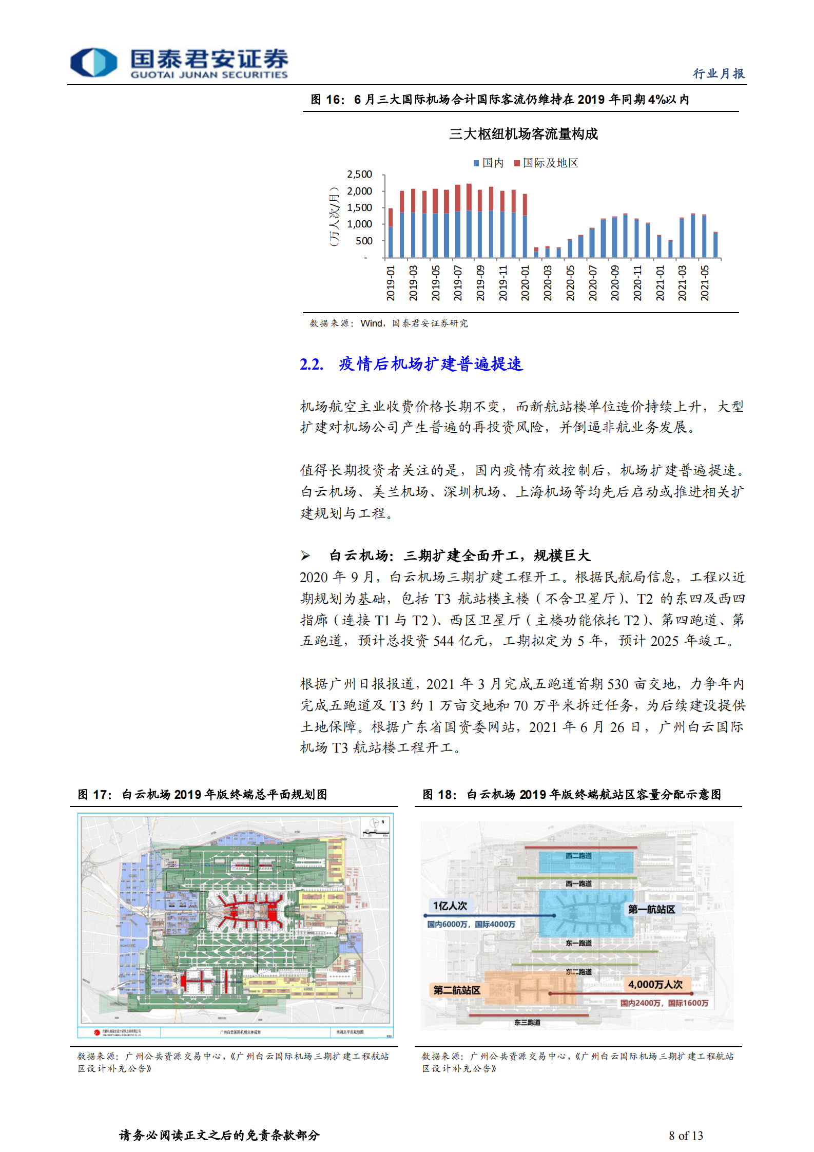 航空行业2021年6月航空机场月报：暑运票价超预期，疫情影响待观察-20210722-国泰君安-13页 第8页