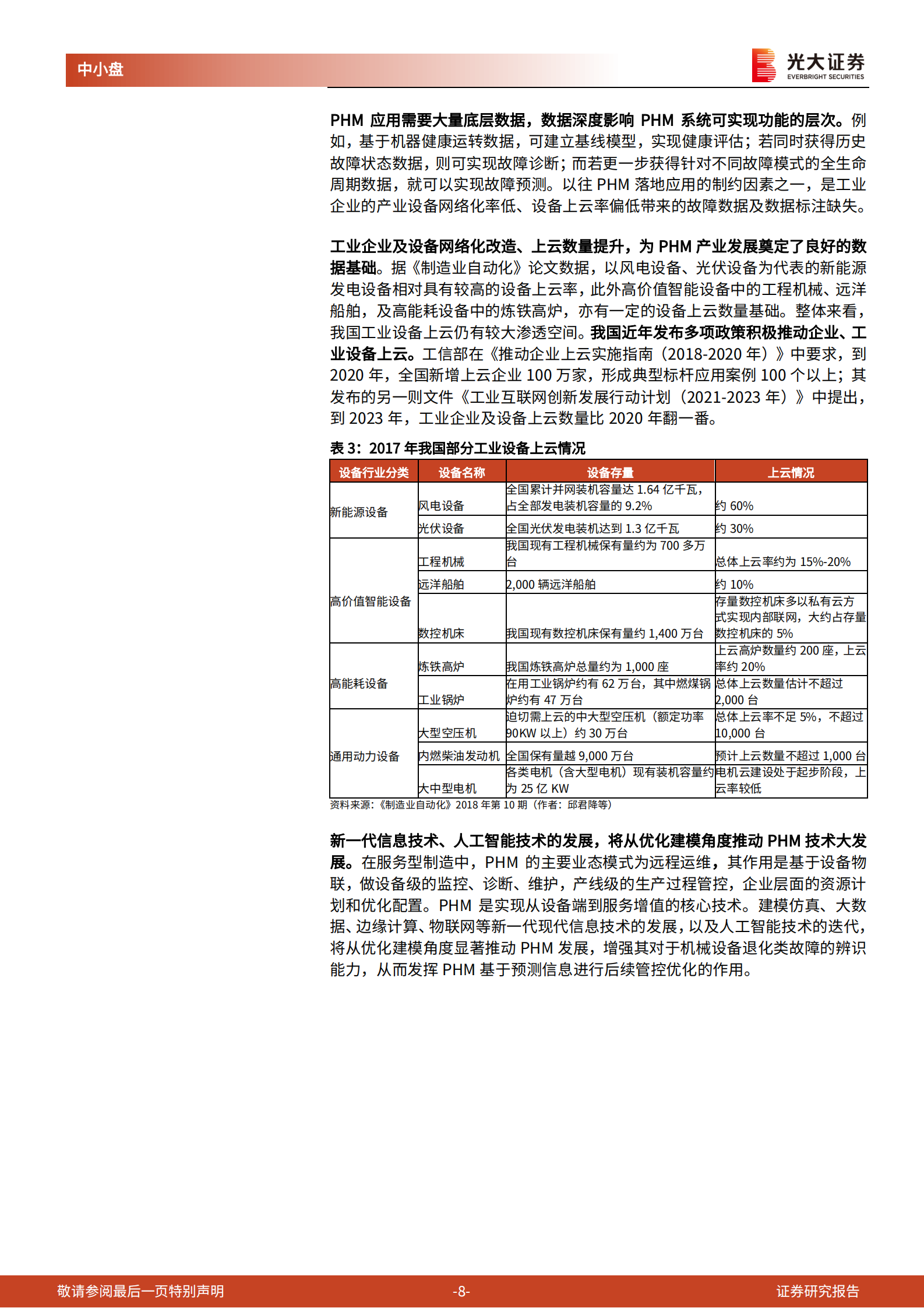 PHM系统行业深度报告：工业互联网时代PHM迎发展机遇，军工领域应用值得期待-20210808-光大证券-24页 第8页