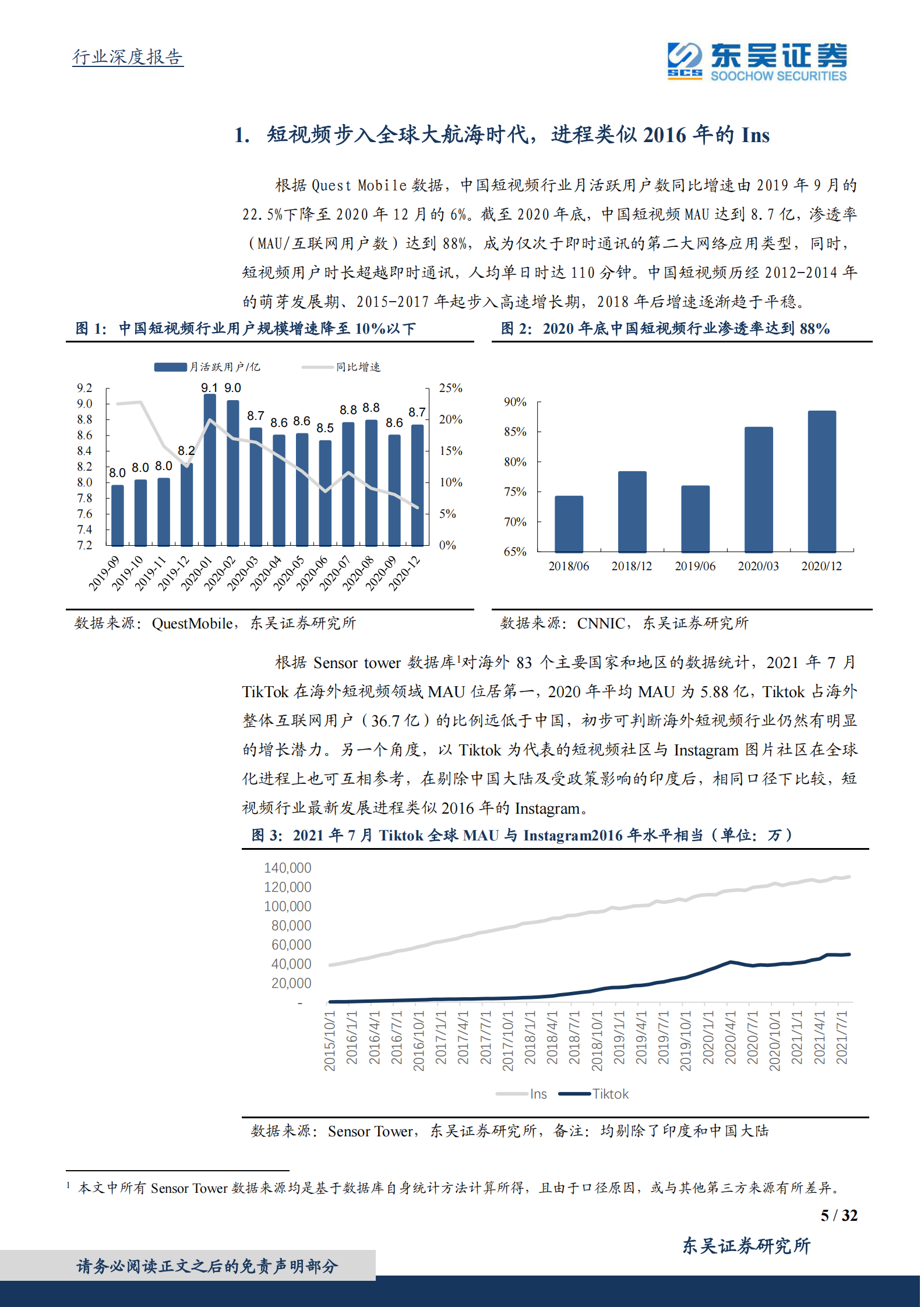 互联网传媒行业：短视频行业深度研究系列（4），大航海时代-20210810-东吴证券-32页 第5页