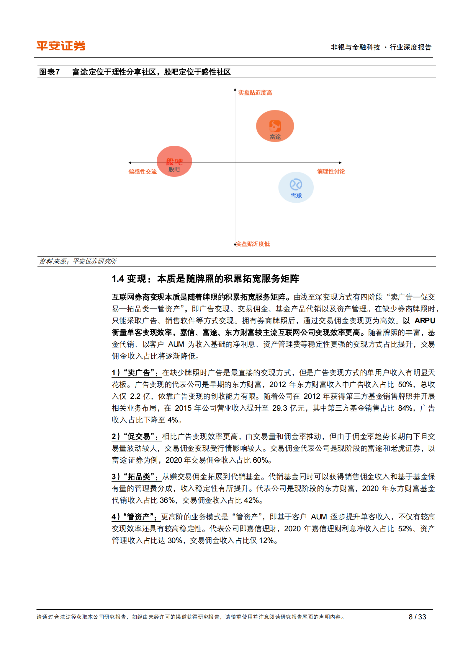 证券行业深度报告：从互联网视角看互联网券商，强于获客，胜在运营，变现尚浅-20210805-平安证券-33页 第8页