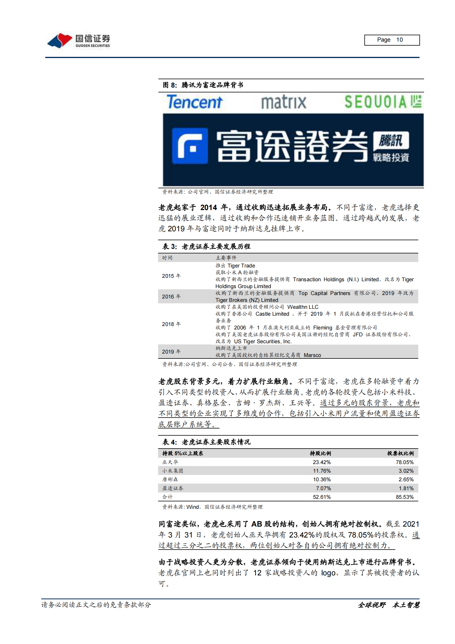 证券行业专题报告：富途vs老虎，跨境互联网券商崛起的启示-20210810-国信证券-26页 第10页