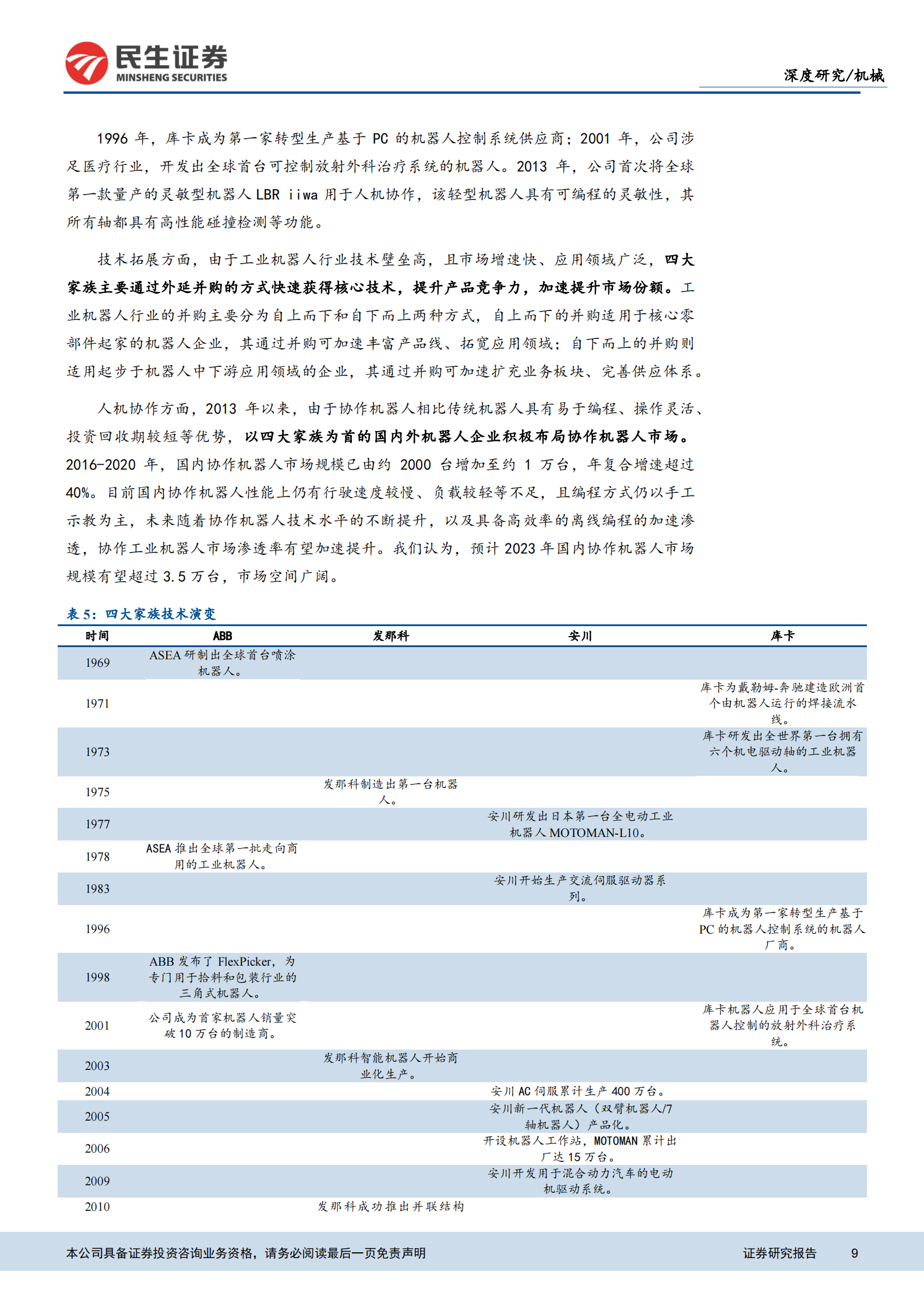 机械行业工业自动化系列专题之一：工业自动化浪潮加速，国产机器人崛起-20210610-民生证券-35页 第9页