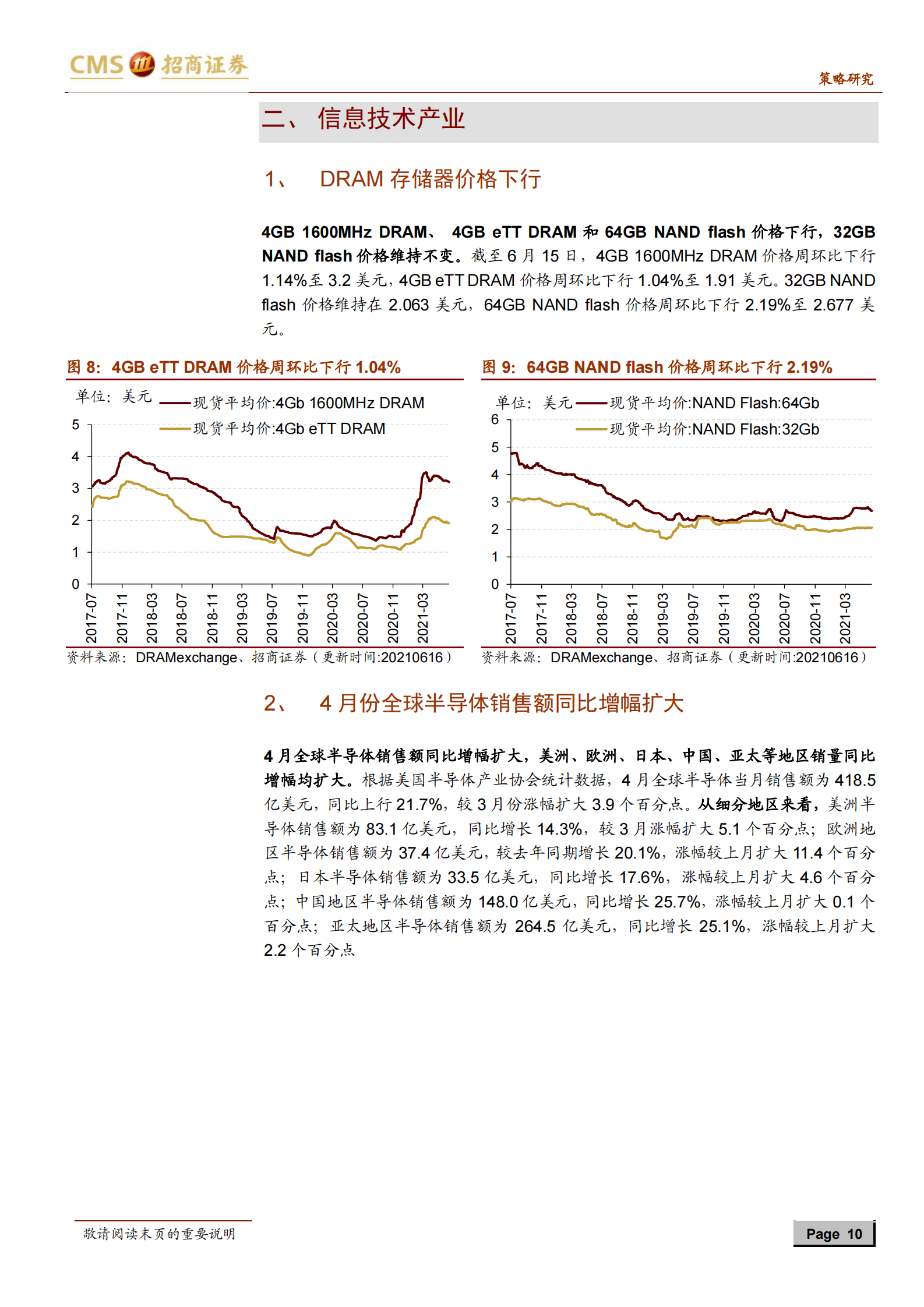 行业景气观察：全球半导体销售景气上行，工业机器人产量同比增幅扩大-20210616-招商证券-39页 第10页