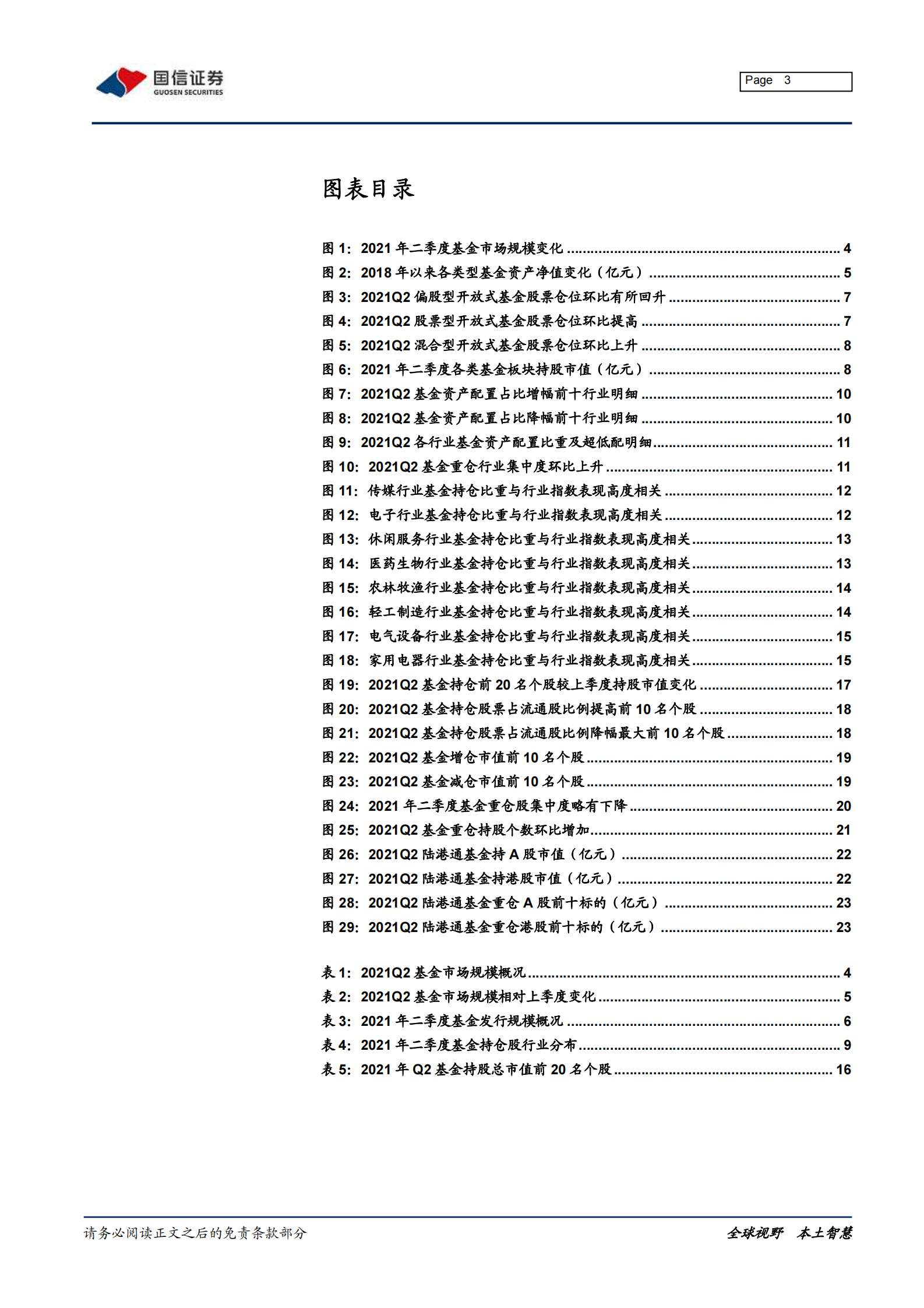 2021年二季度基金详细持仓分析：仓位回升，加科技成长、减消费金融-20210722-国信证券-25页 第3页