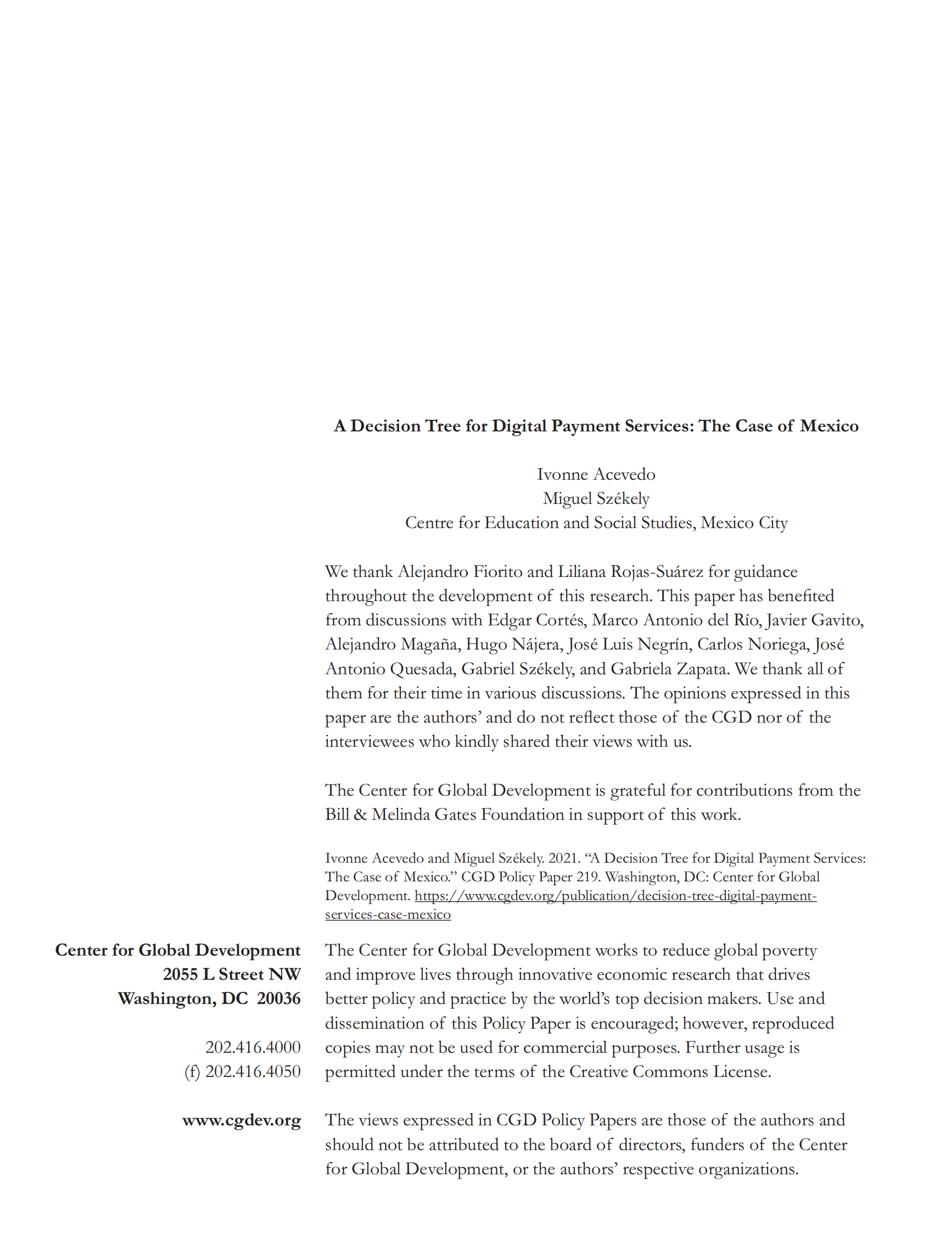 全球发展中心-数字支付服务的决策树：墨西哥案例（英）-2021.7-86页 第2页