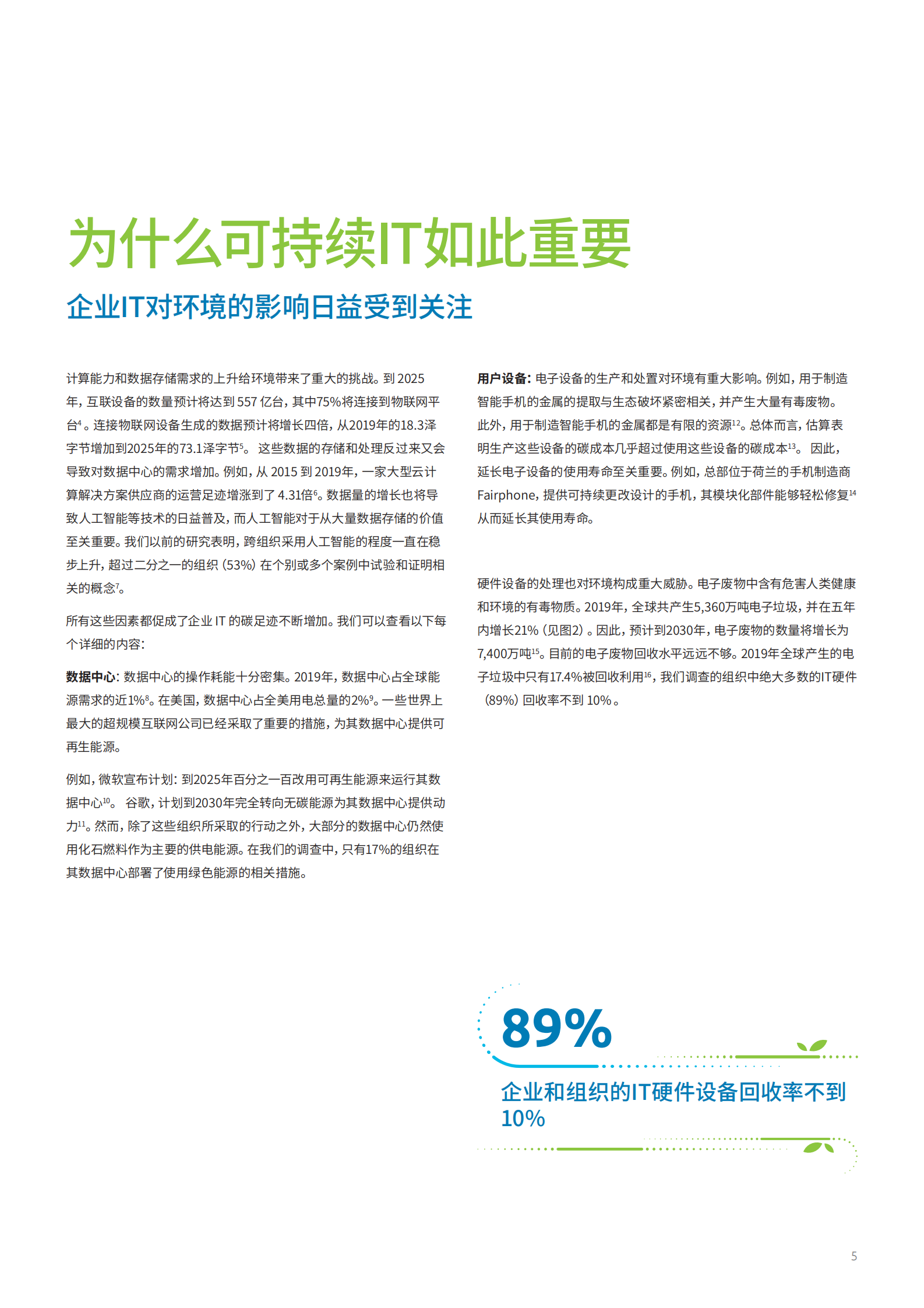 可持续IT：为何可持续绿色IT革命时机已到 第5页