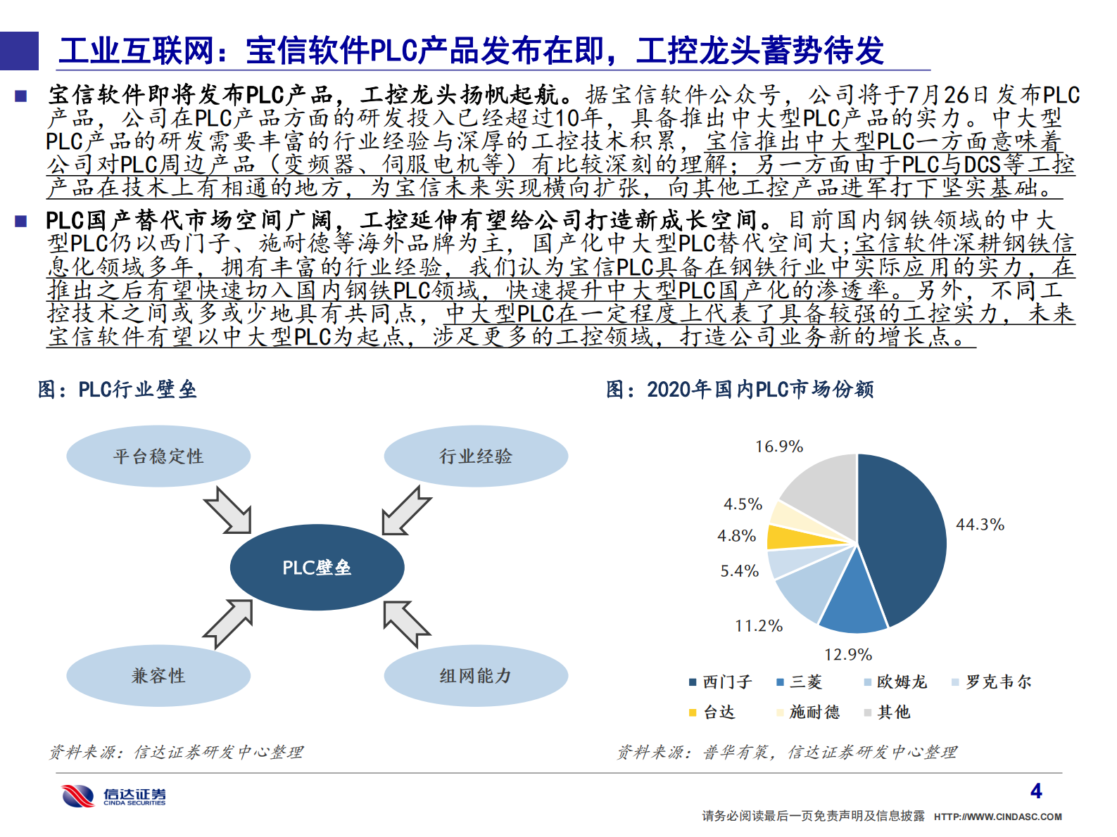 信达通信.产业追踪（22）：宝信软件PLC重塑工控估值；中兴&紫光新业务持续发力-20210724-信达证券-54页 第5页