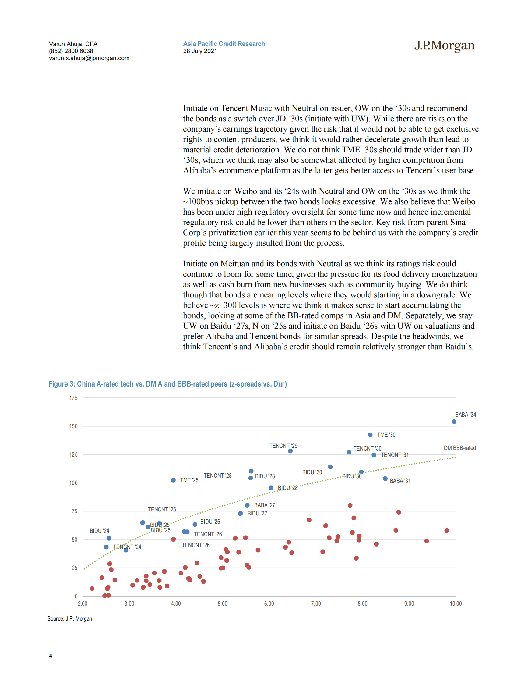 J.P. 摩根-中国科技行业-失去了点石成金的能力或可管理的监管风险-2021.7.28-24页 第4页