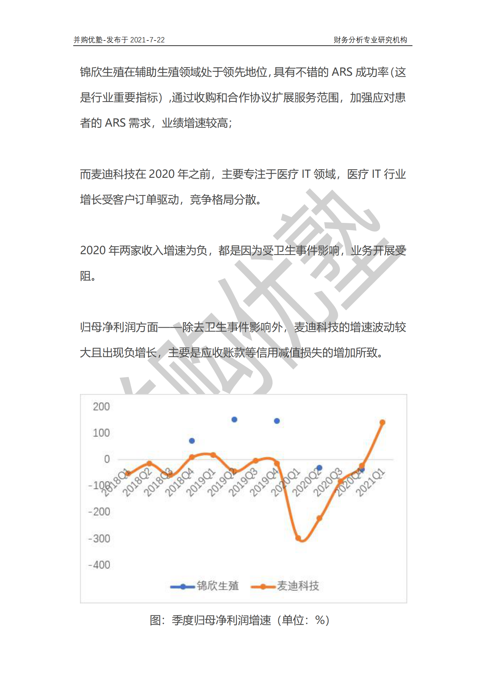 并购优塾：2021年7月跟踪，辅助生殖产业深度梳理——锦欣生殖VS麦迪科技-19页 第9页