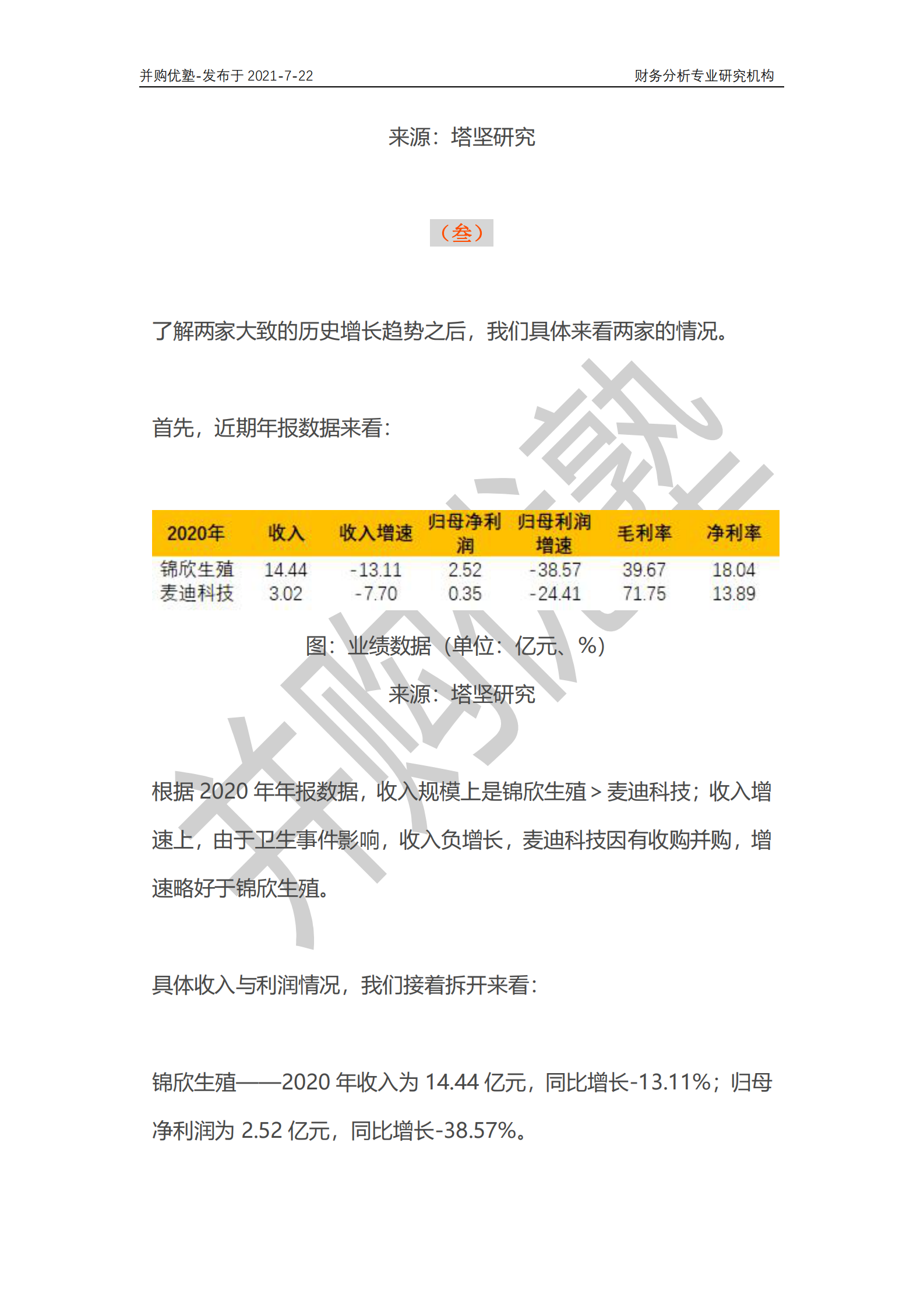 并购优塾：2021年7月跟踪，辅助生殖产业深度梳理——锦欣生殖VS麦迪科技-19页 第10页